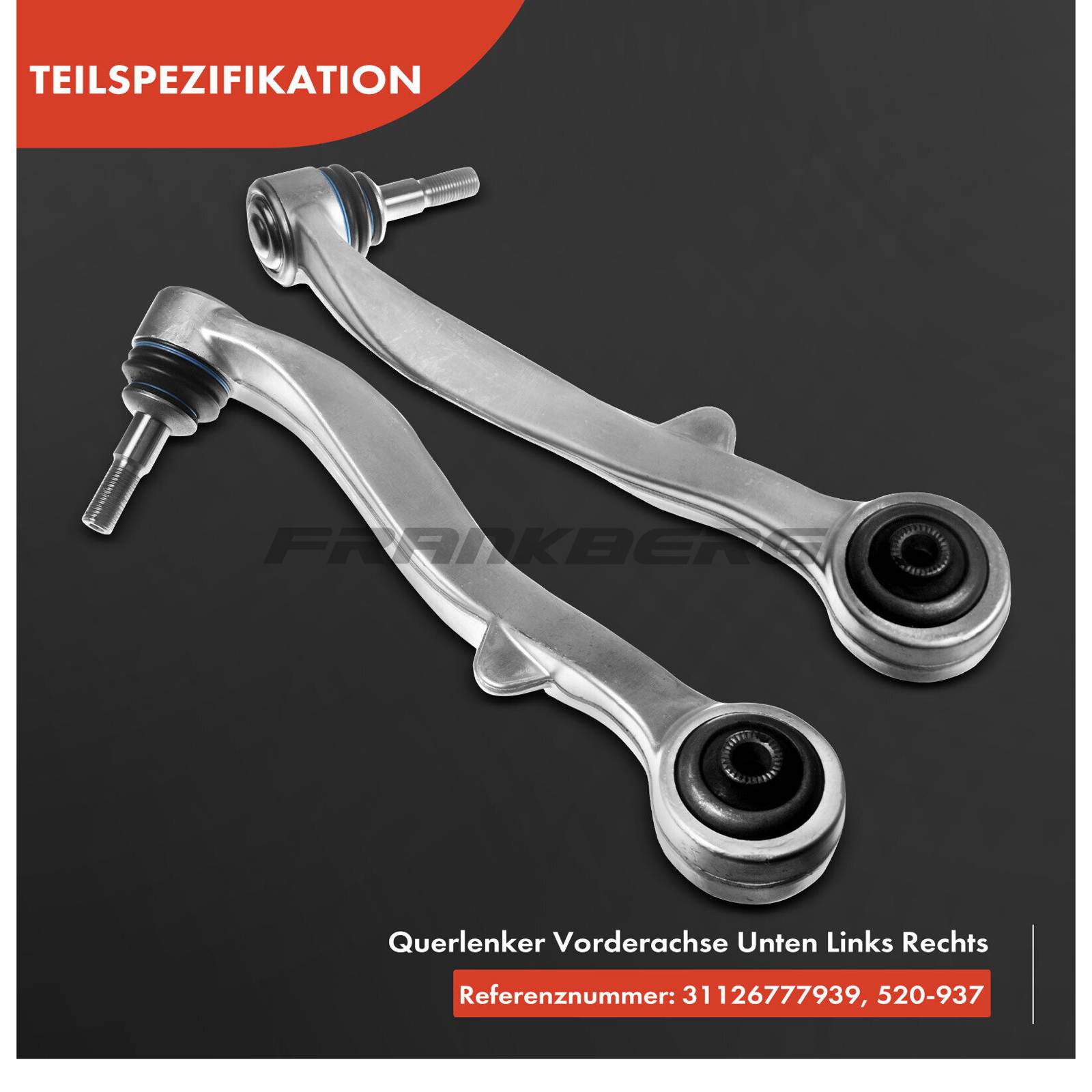 Control/Trailing Arm, wheel suspension