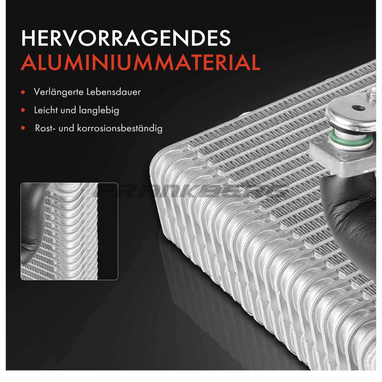 Evaporator, air conditioning