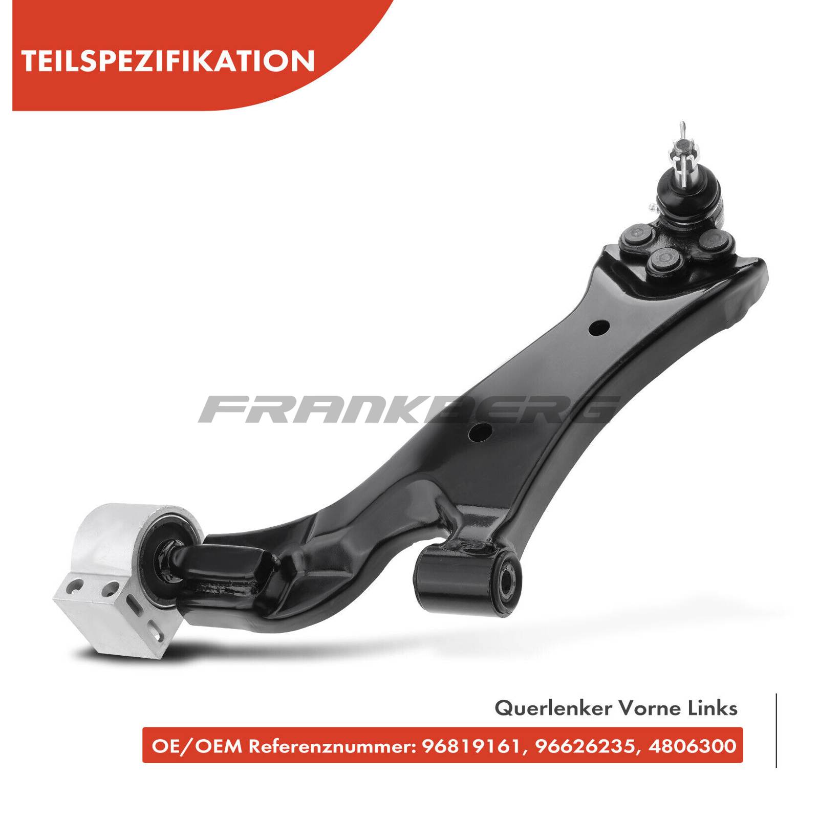 Control/Trailing Arm, wheel suspension