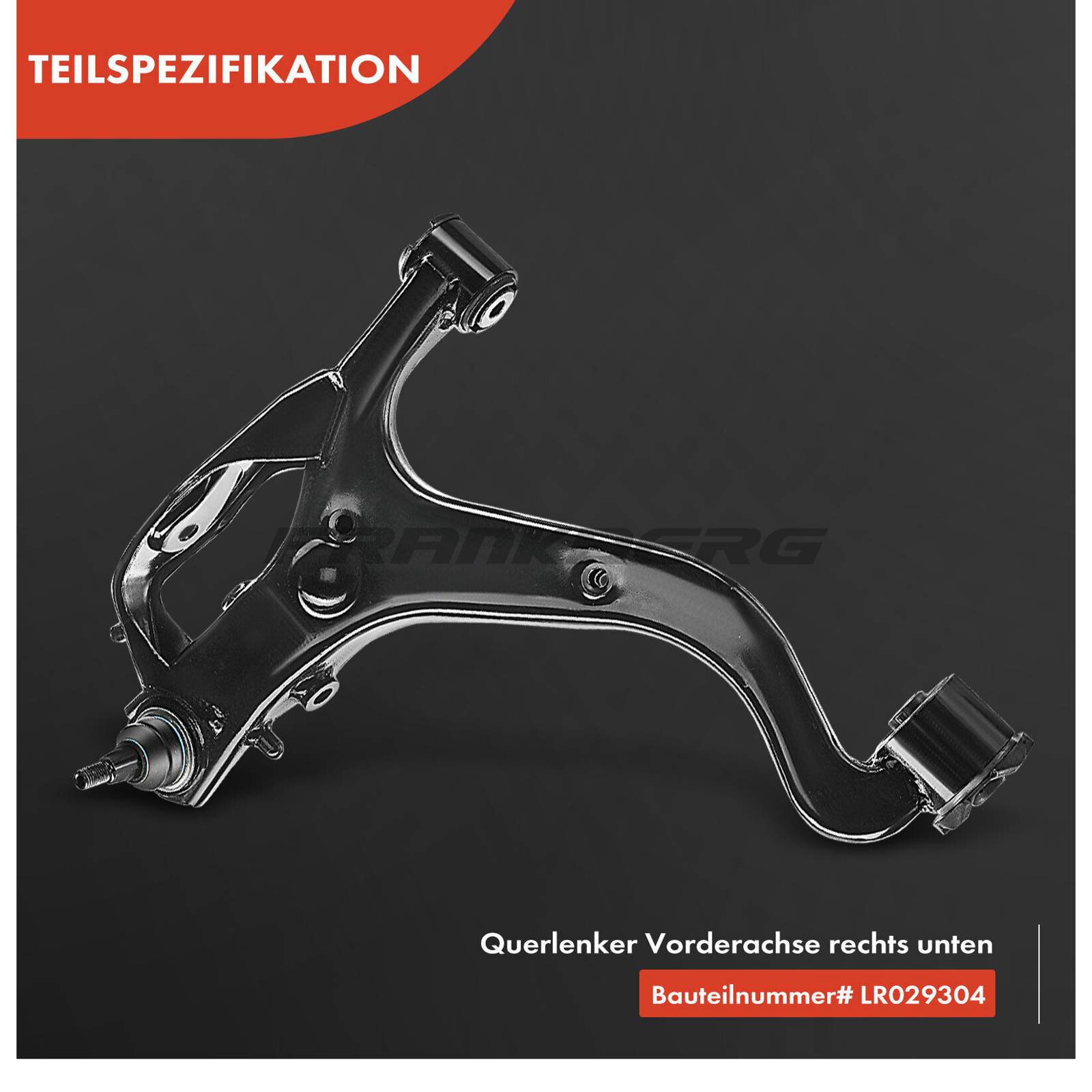Control/Trailing Arm, wheel suspension