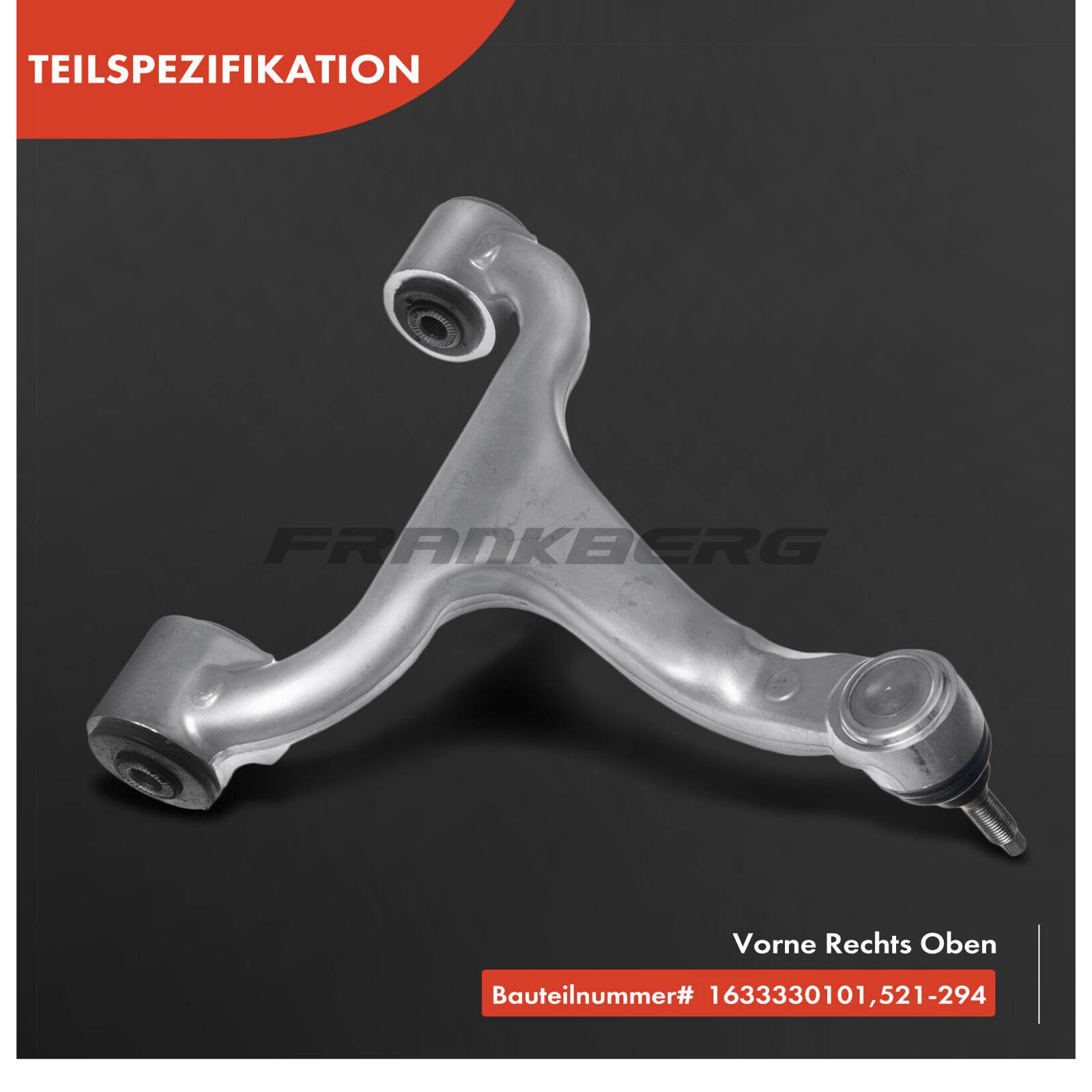 Control/Trailing Arm, wheel suspension