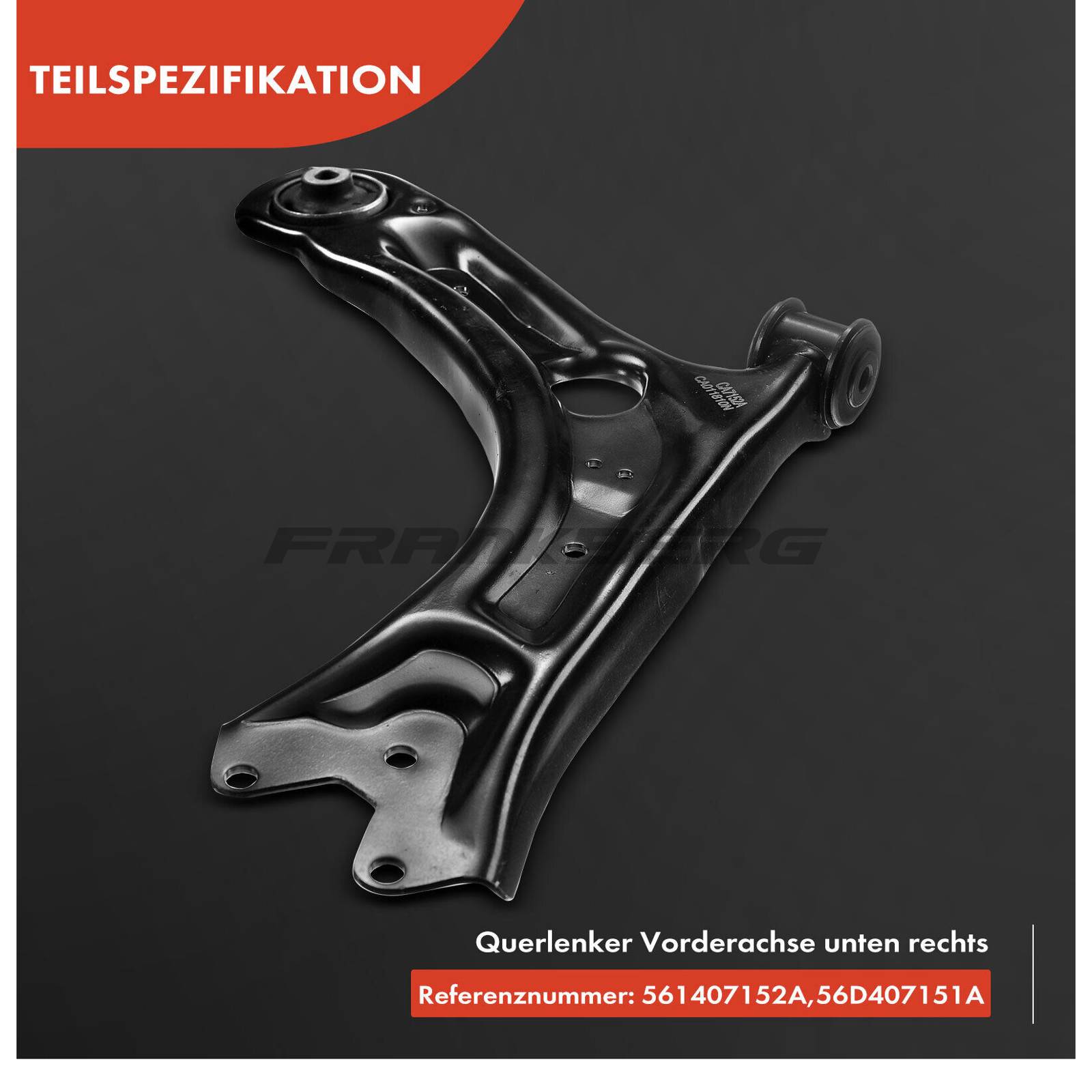 Control/Trailing Arm, wheel suspension