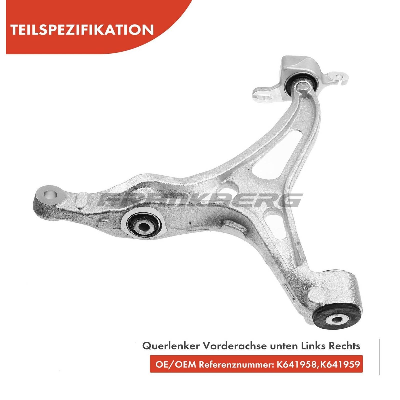 Control/Trailing Arm, wheel suspension
