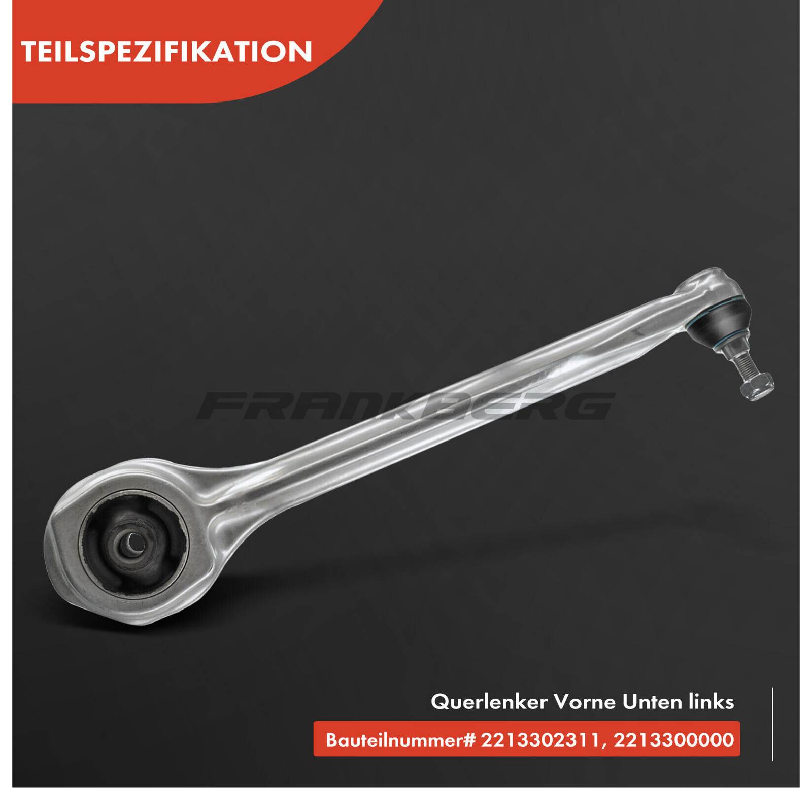 Control/Trailing Arm, wheel suspension