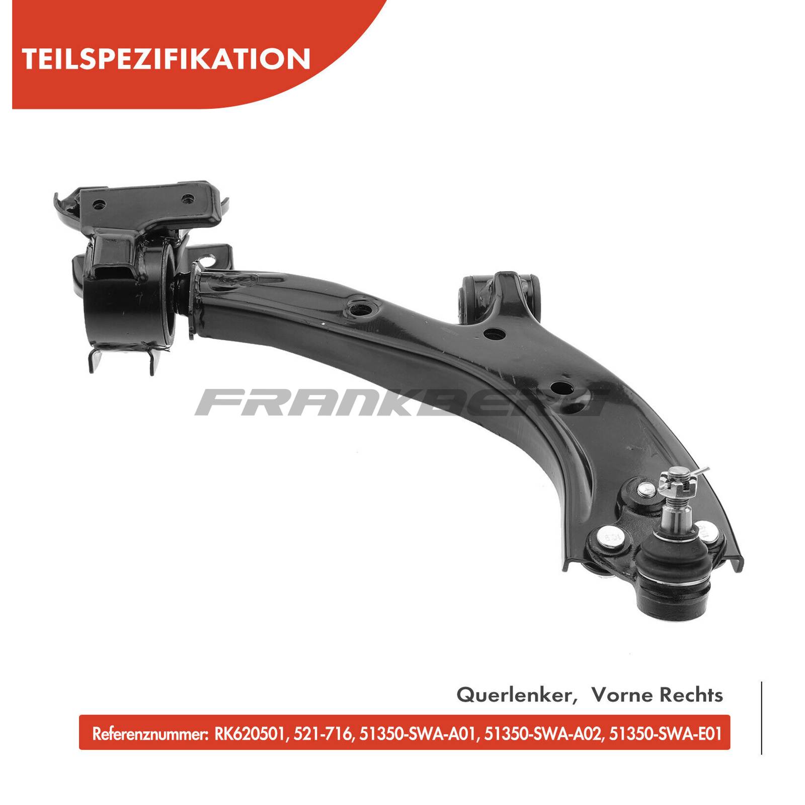 Control/Trailing Arm, wheel suspension
