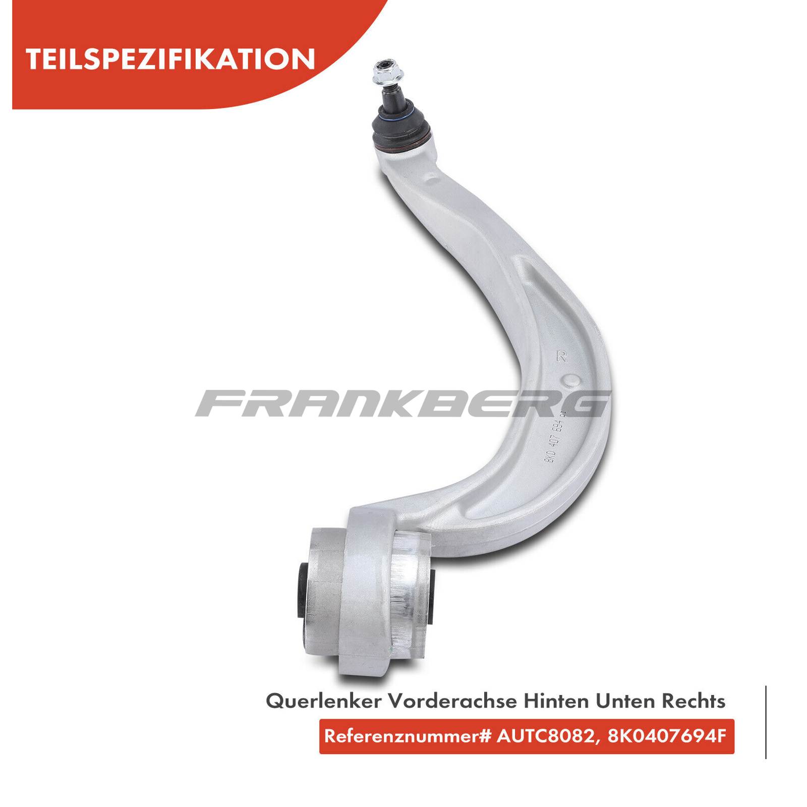 Control/Trailing Arm, wheel suspension