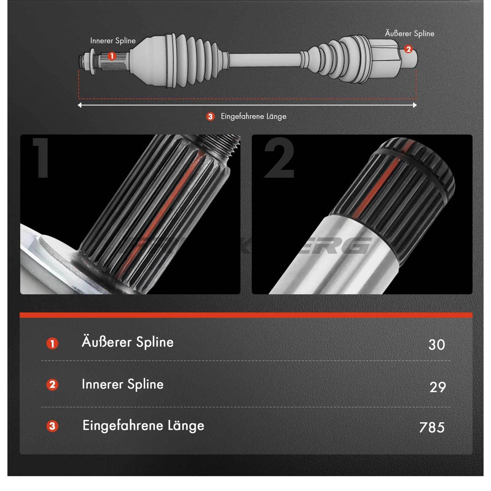 Drive Shaft (5481FB0009625)