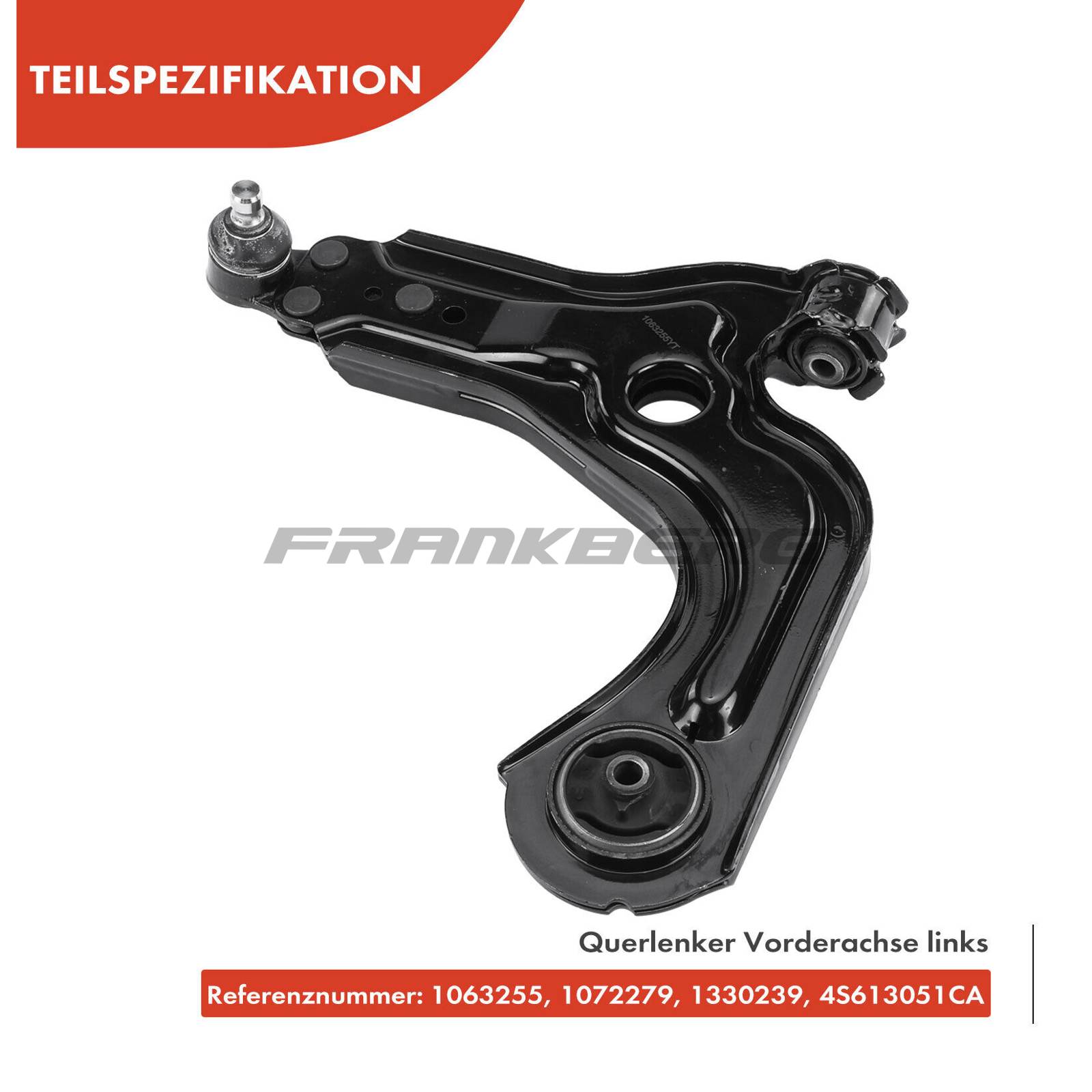 Control/Trailing Arm, wheel suspension