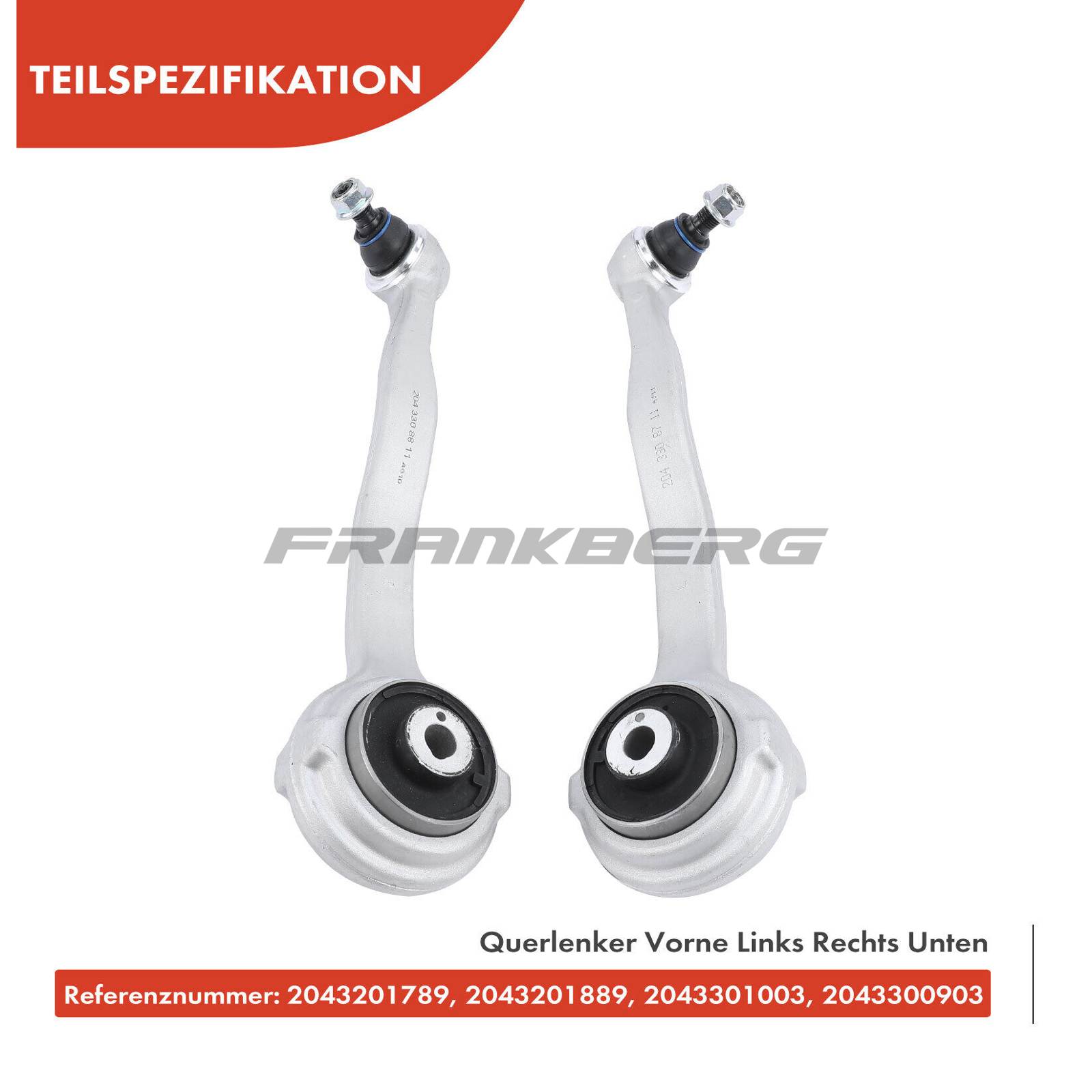 Control/Trailing Arm, wheel suspension