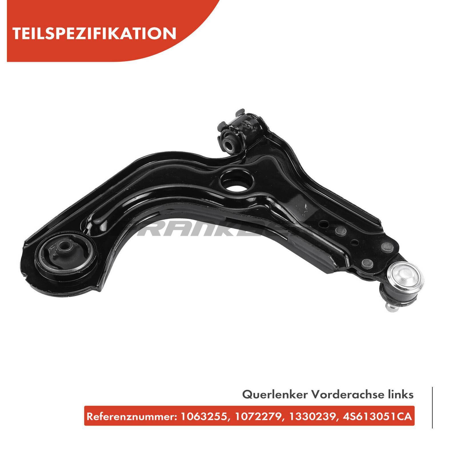 Control/Trailing Arm, wheel suspension