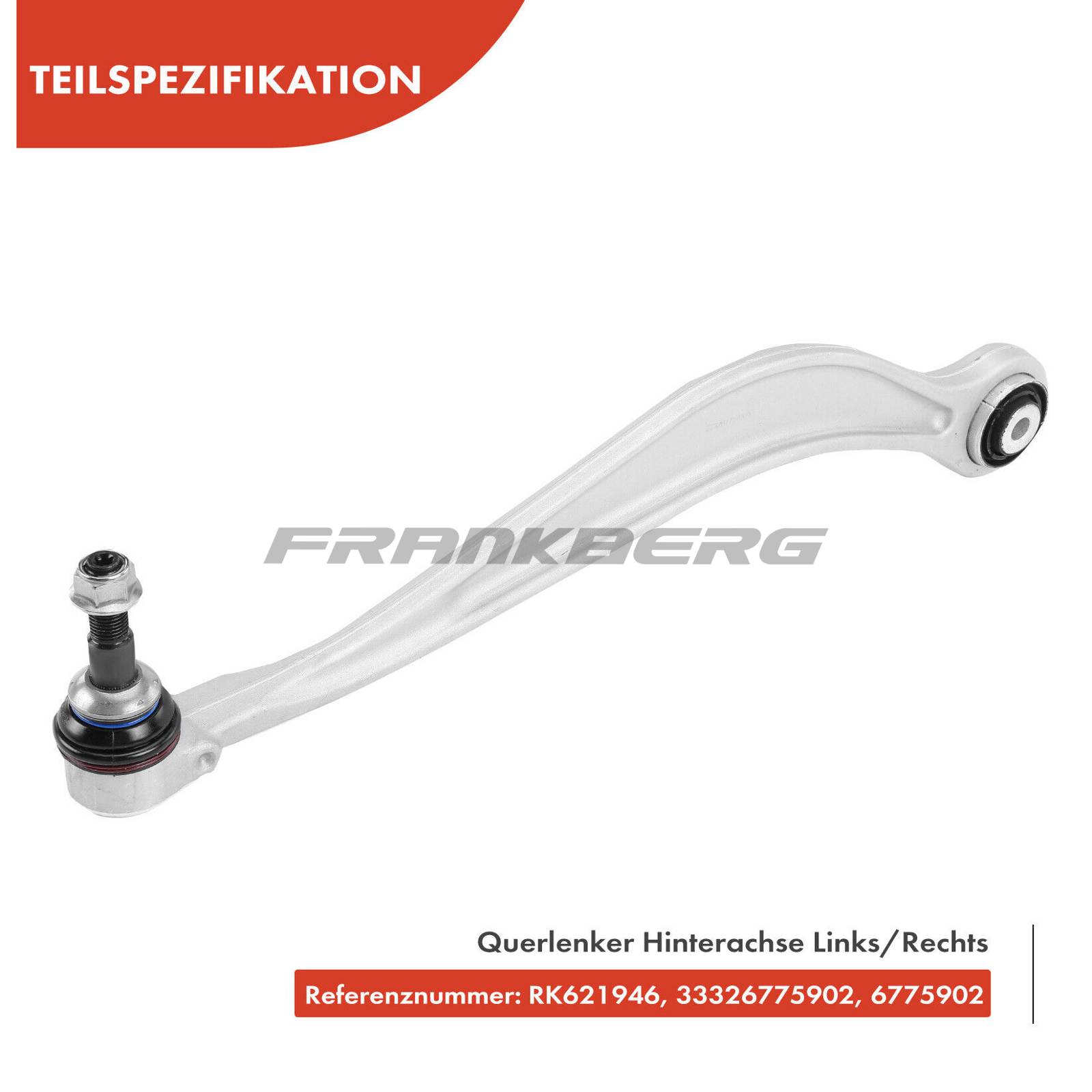 Control/Trailing Arm, wheel suspension