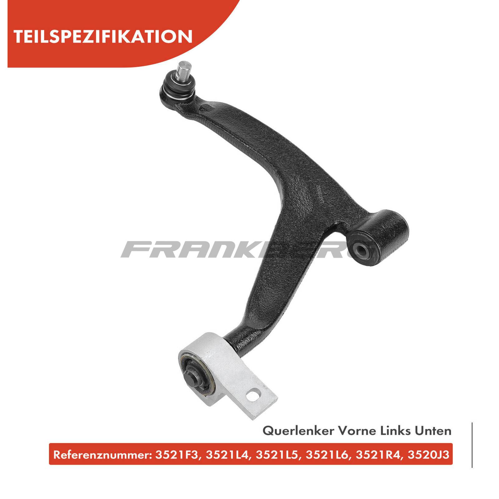 Control/Trailing Arm, wheel suspension (5481FB0006721)