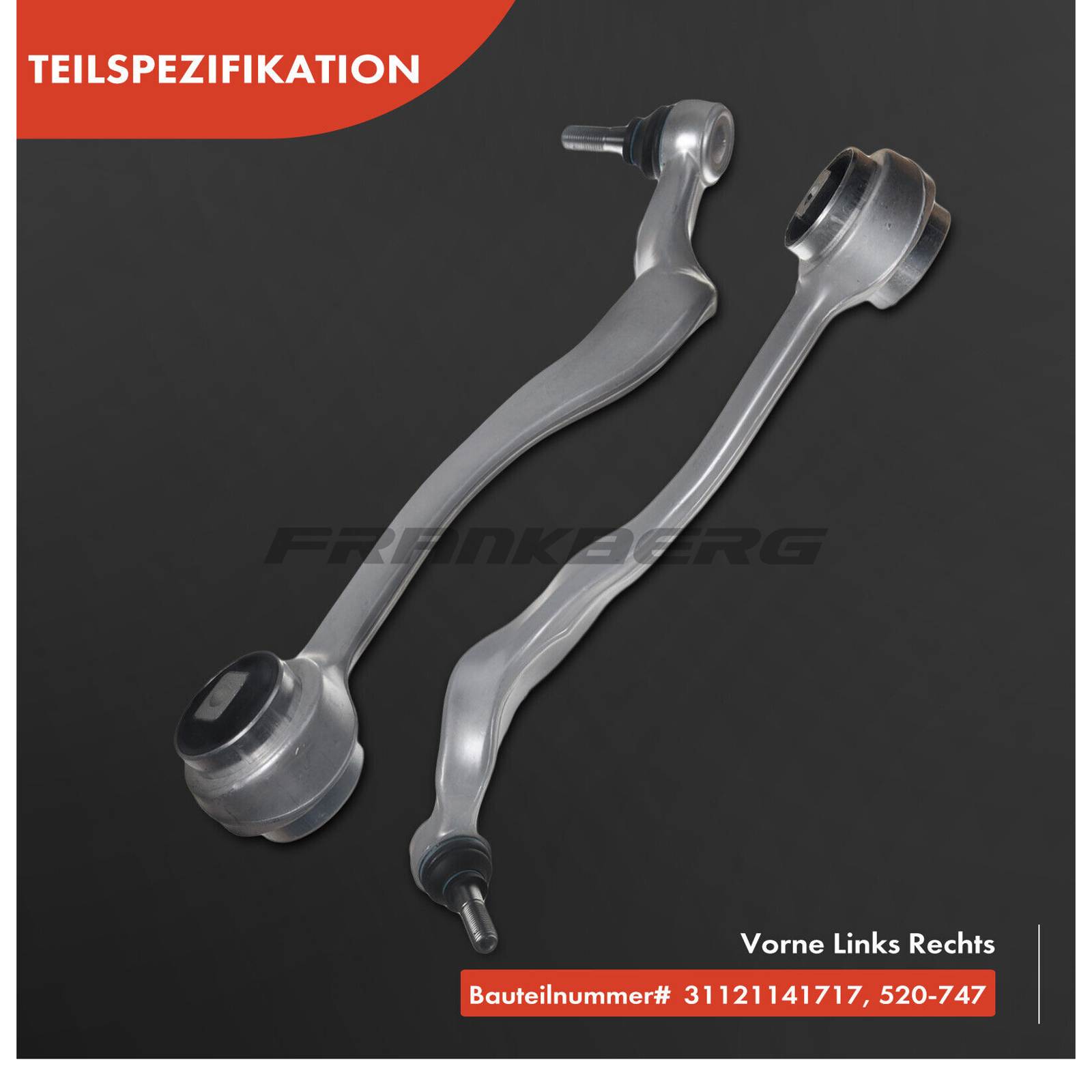 Control/Trailing Arm, wheel suspension