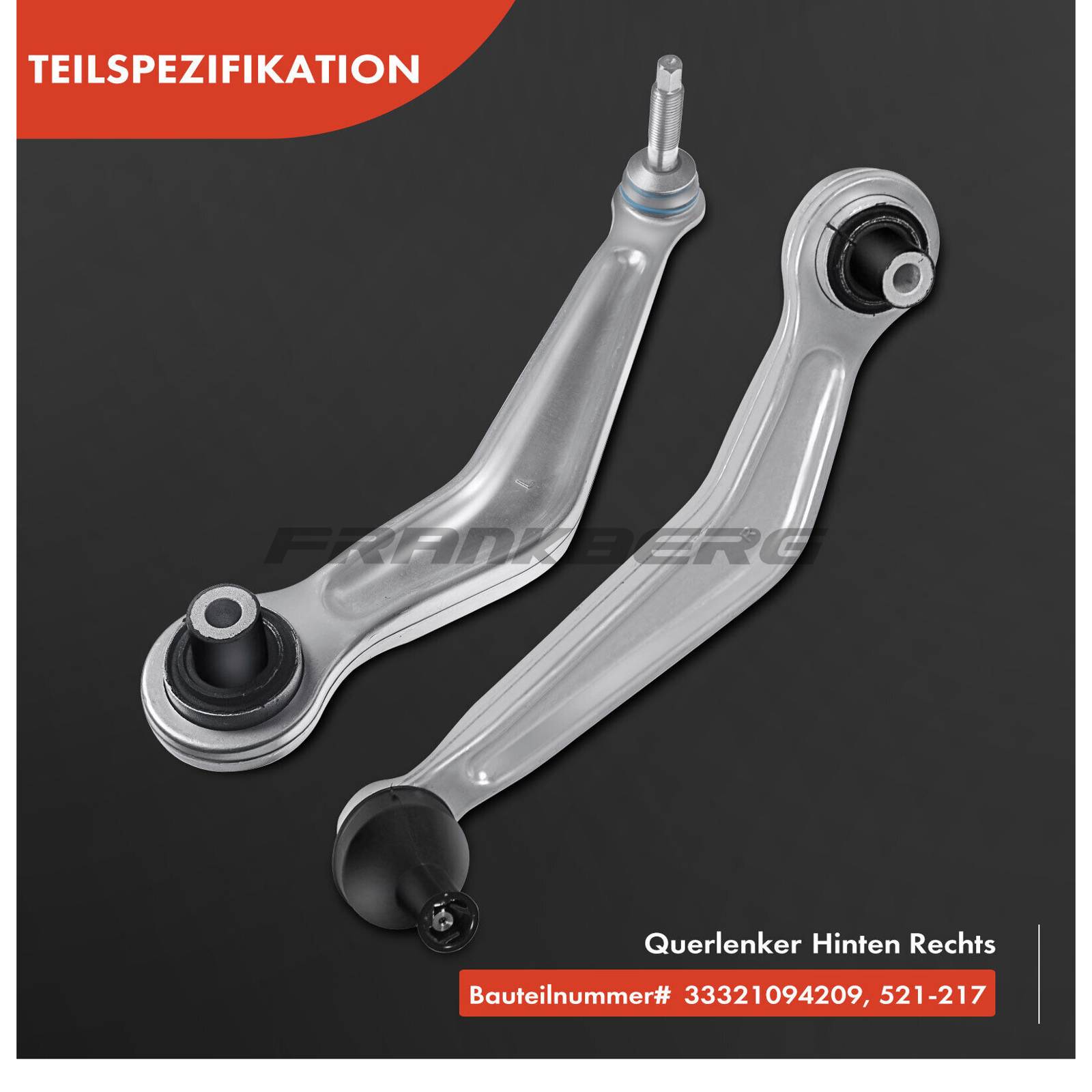 Control/Trailing Arm, wheel suspension