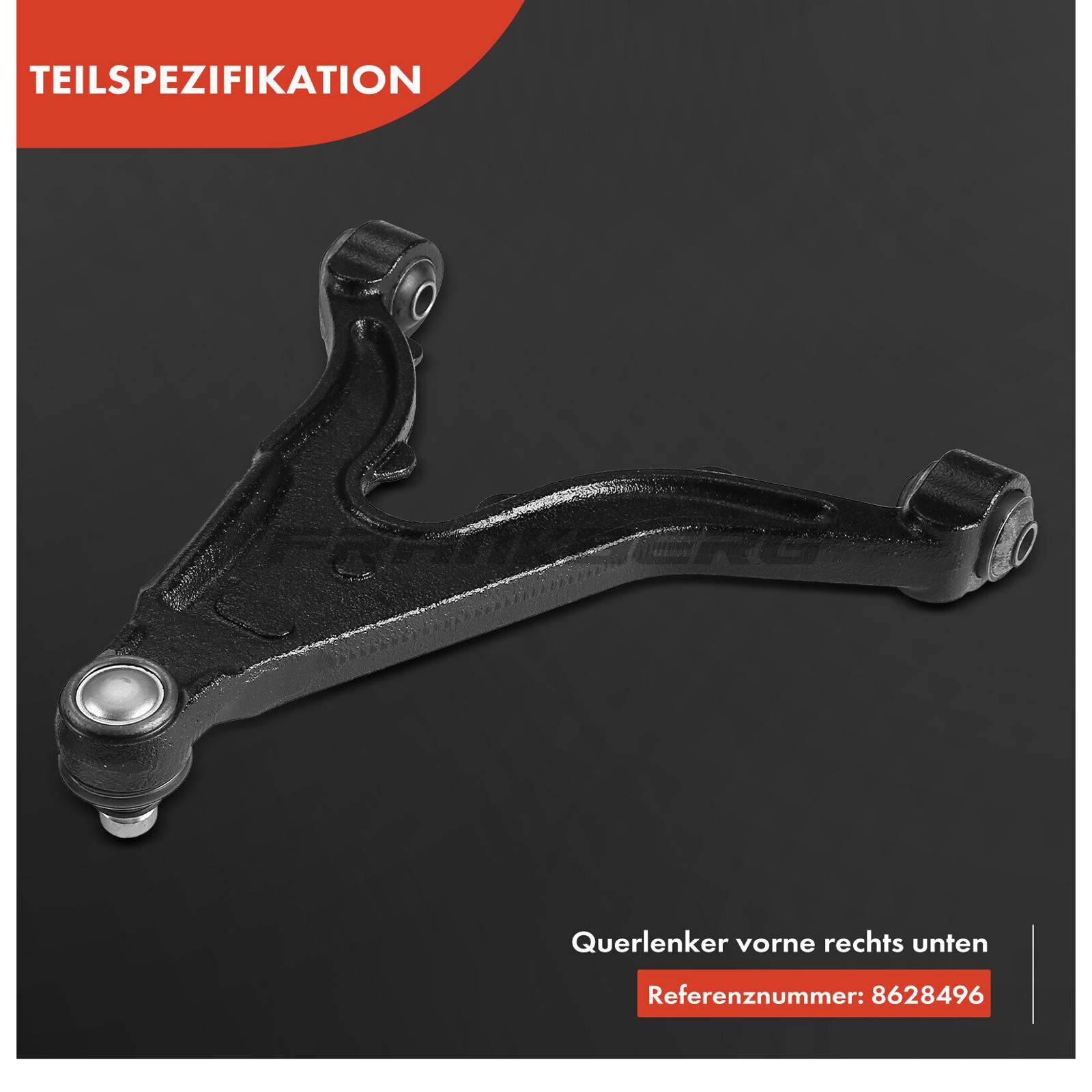 Control/Trailing Arm, wheel suspension