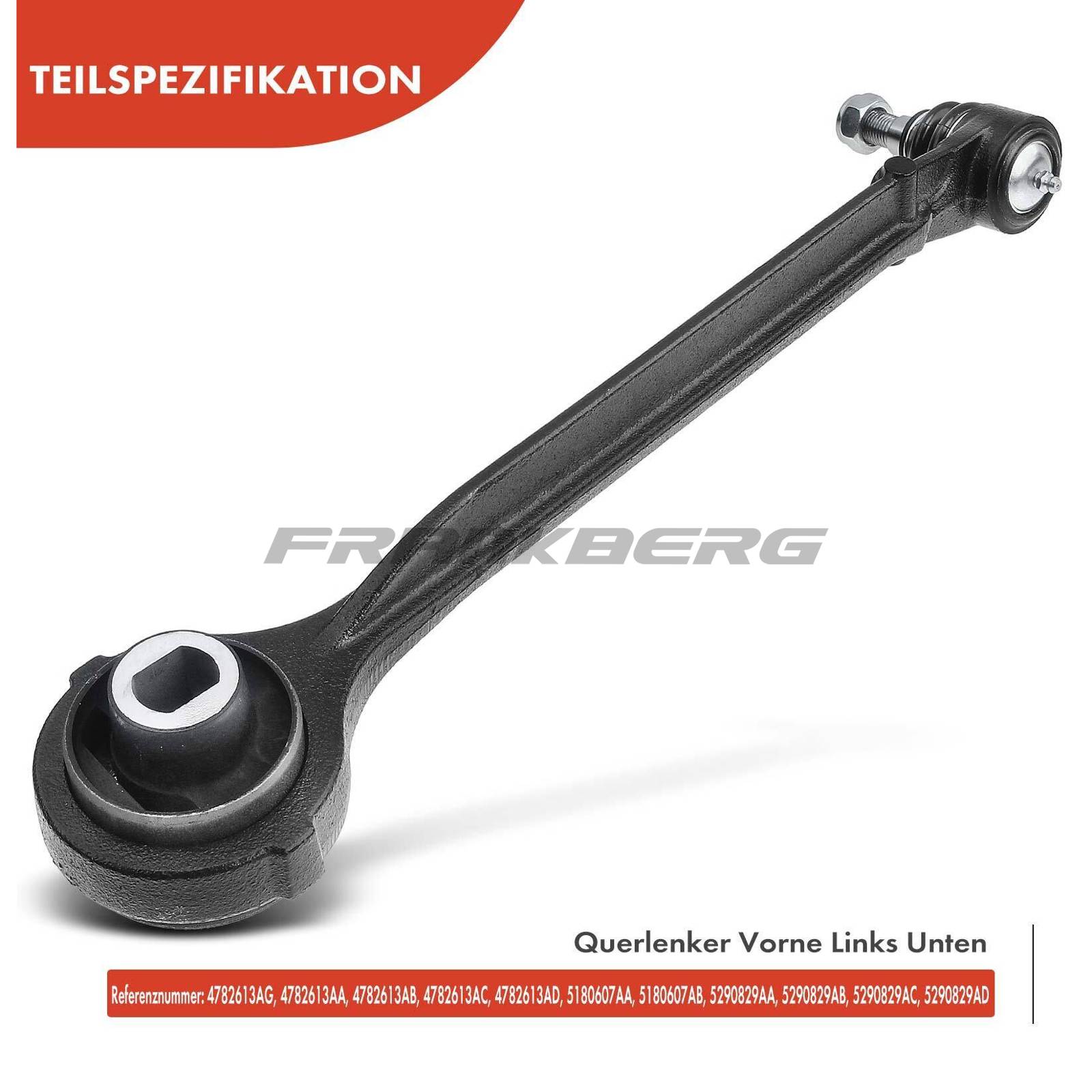 Control/Trailing Arm, wheel suspension