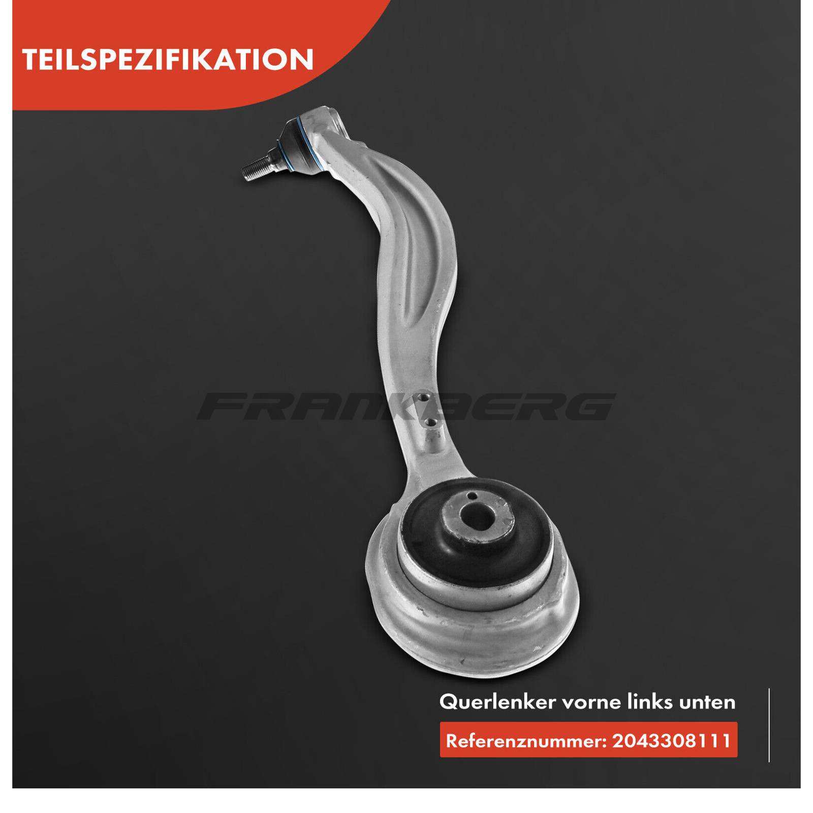 Control/Trailing Arm, wheel suspension
