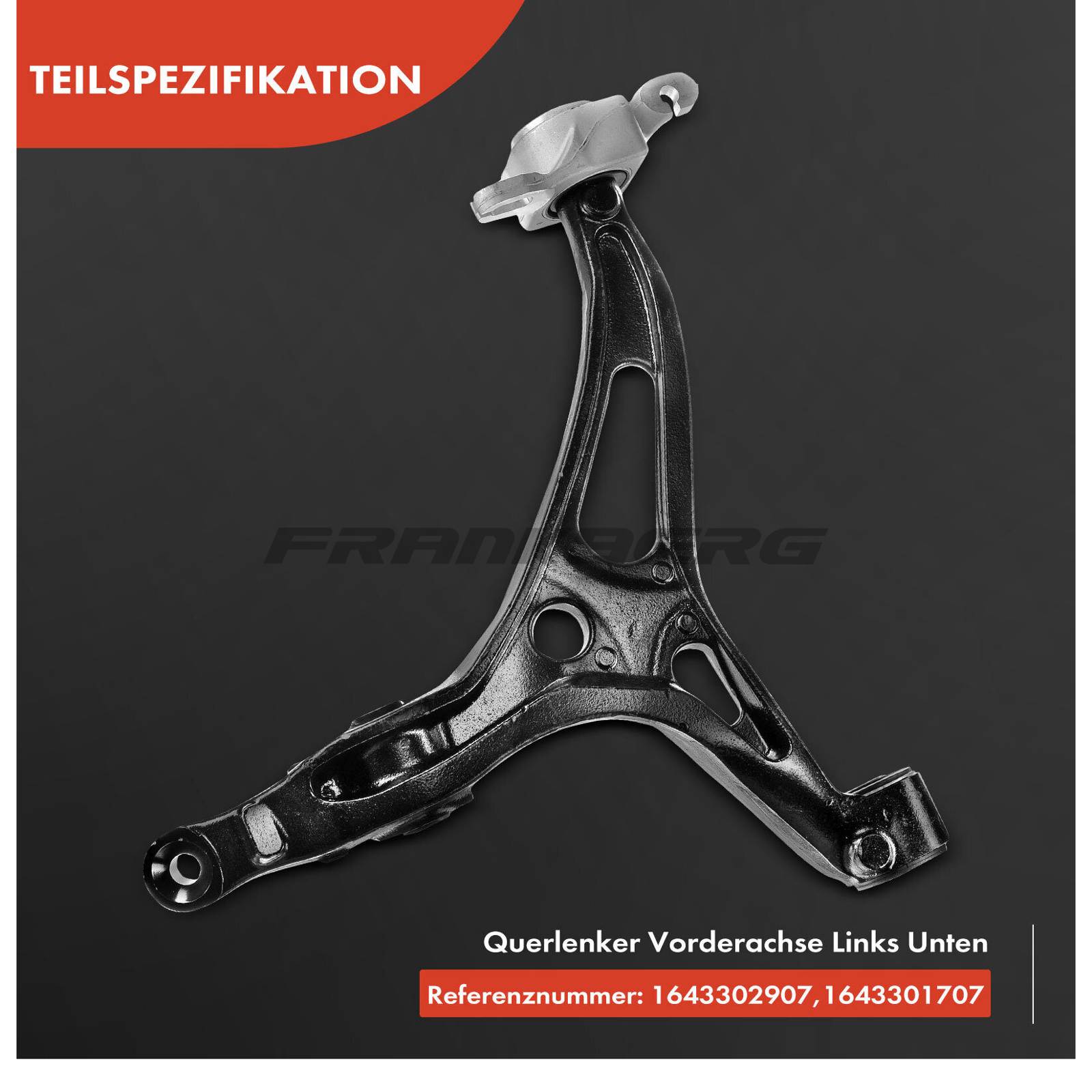 Control/Trailing Arm, wheel suspension