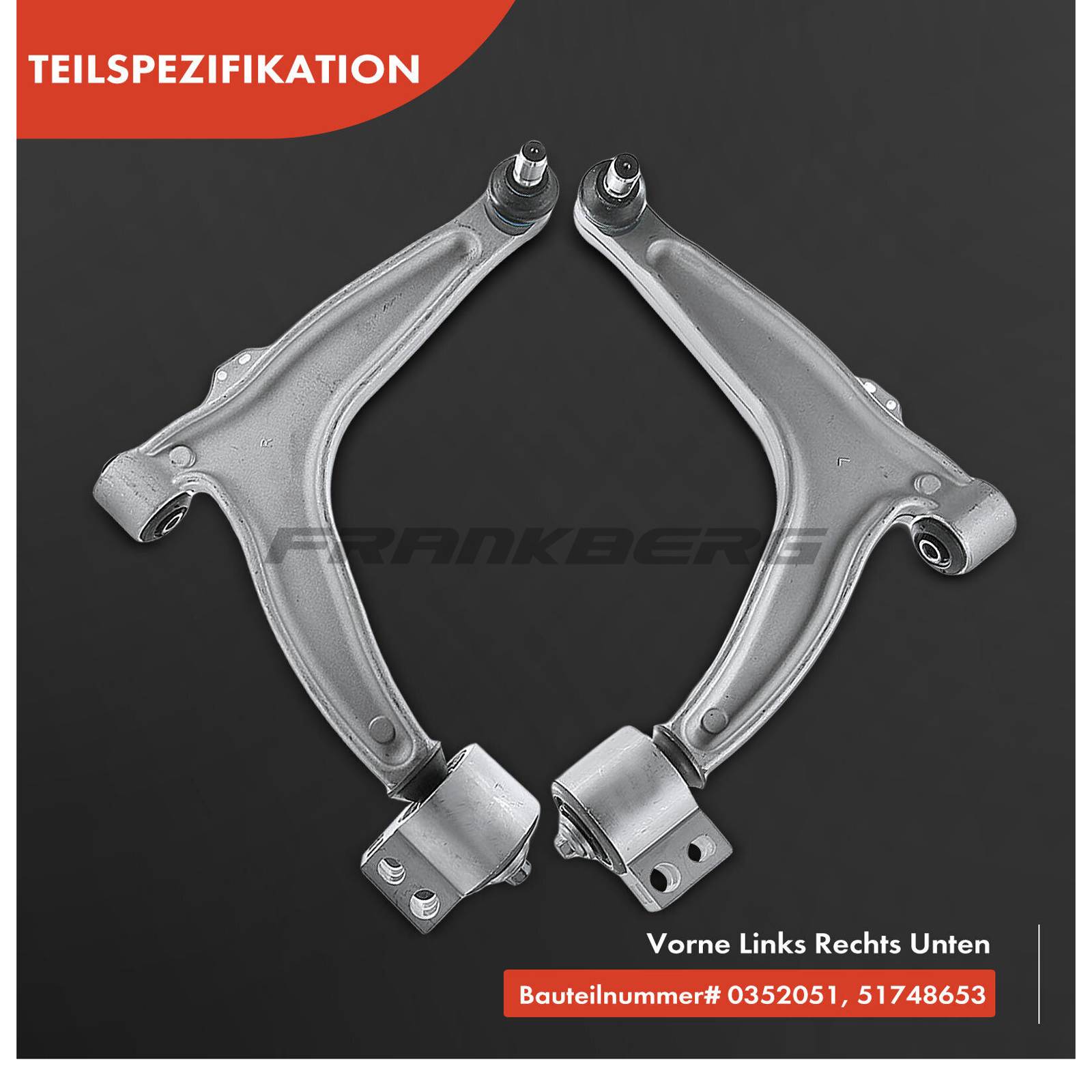 Control/Trailing Arm, wheel suspension