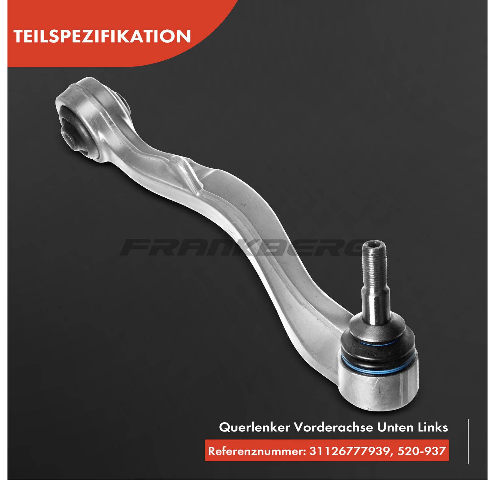 Control/Trailing Arm, wheel suspension