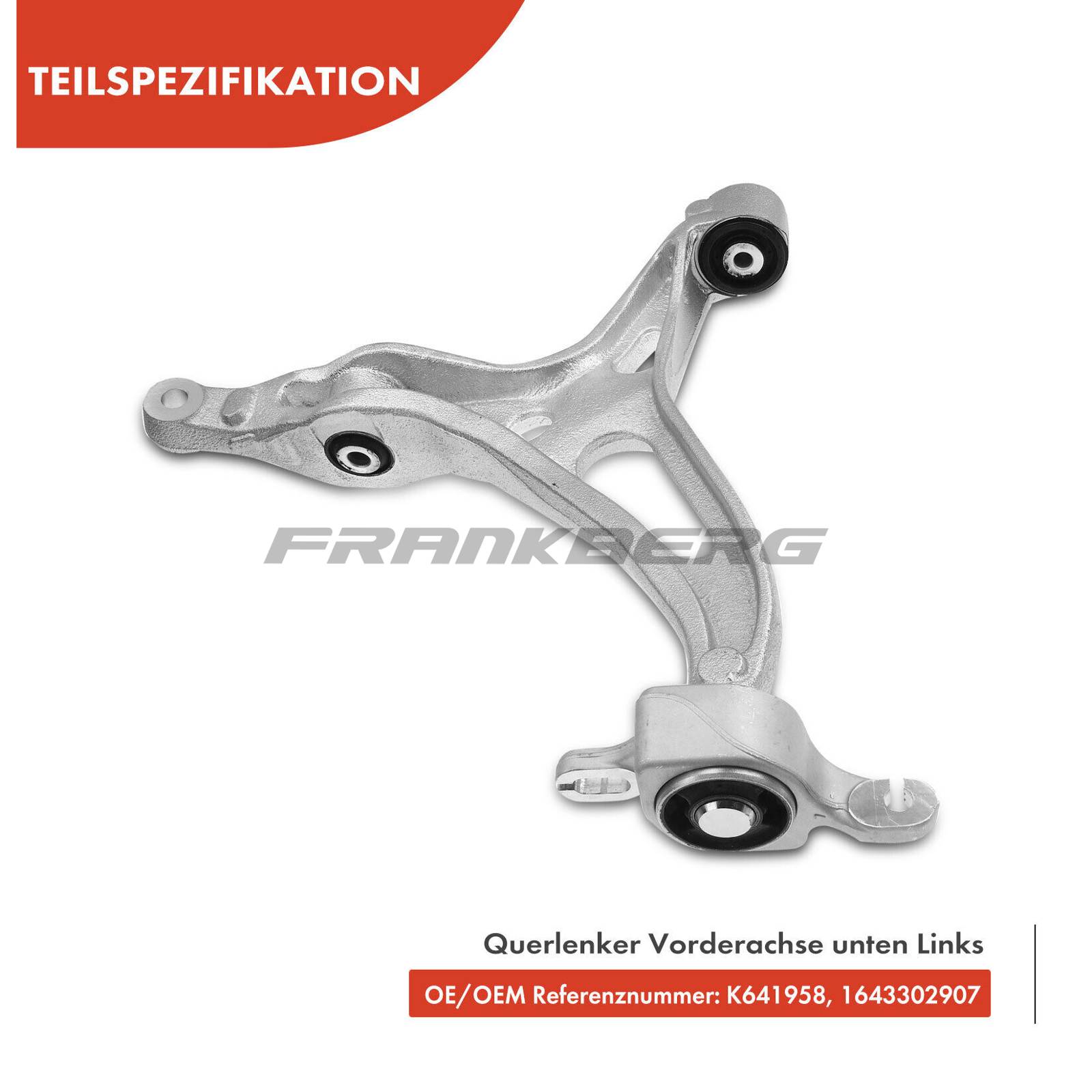 Control/Trailing Arm, wheel suspension