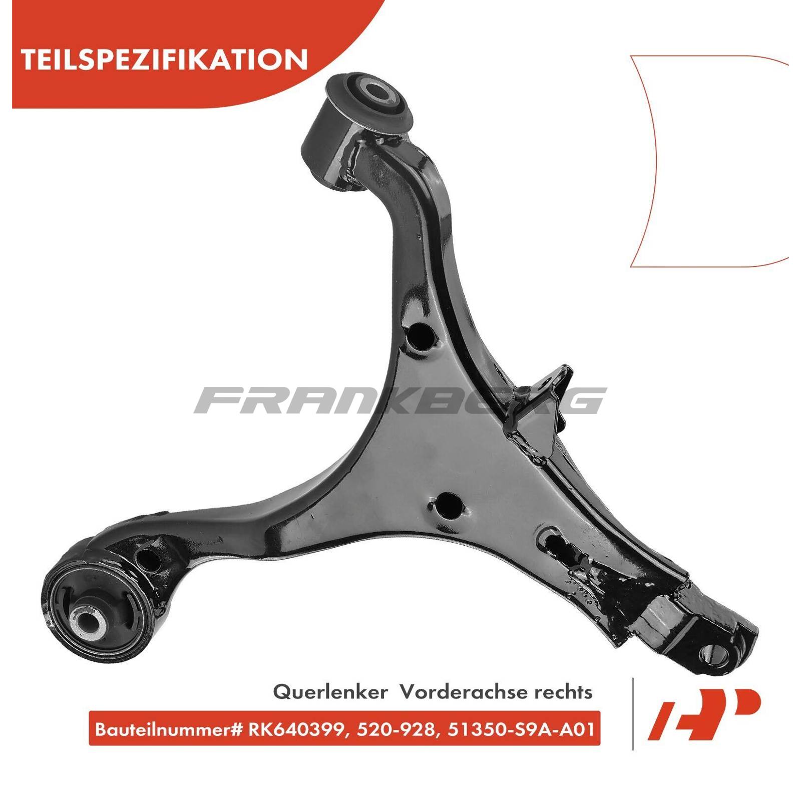 Control/Trailing Arm, wheel suspension