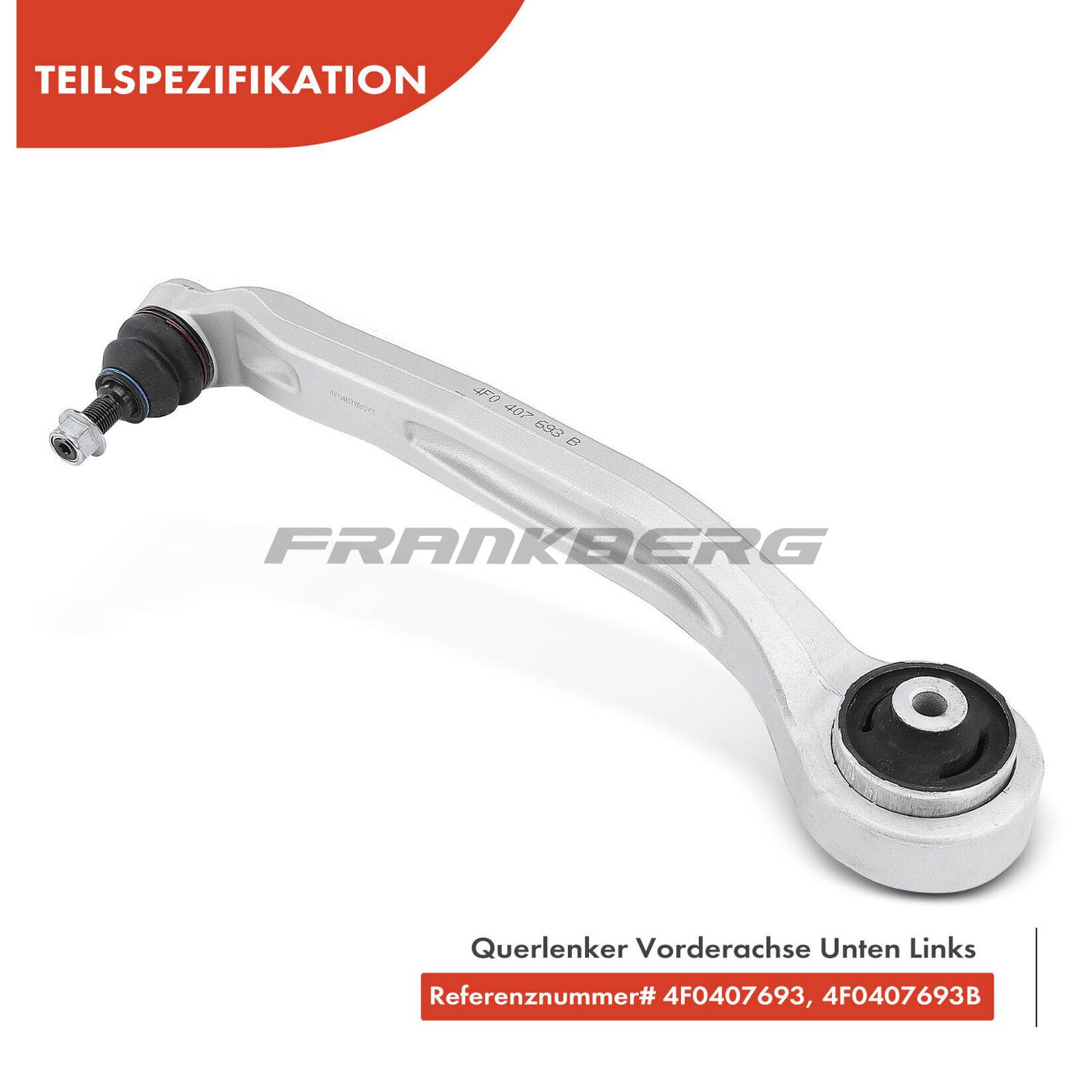 Control/Trailing Arm, wheel suspension