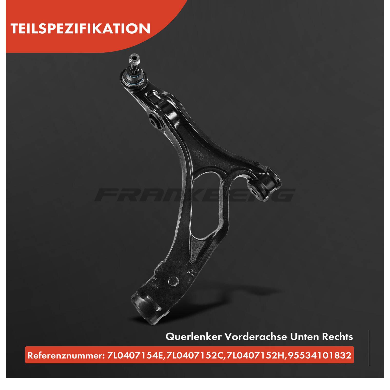 Control/Trailing Arm, wheel suspension