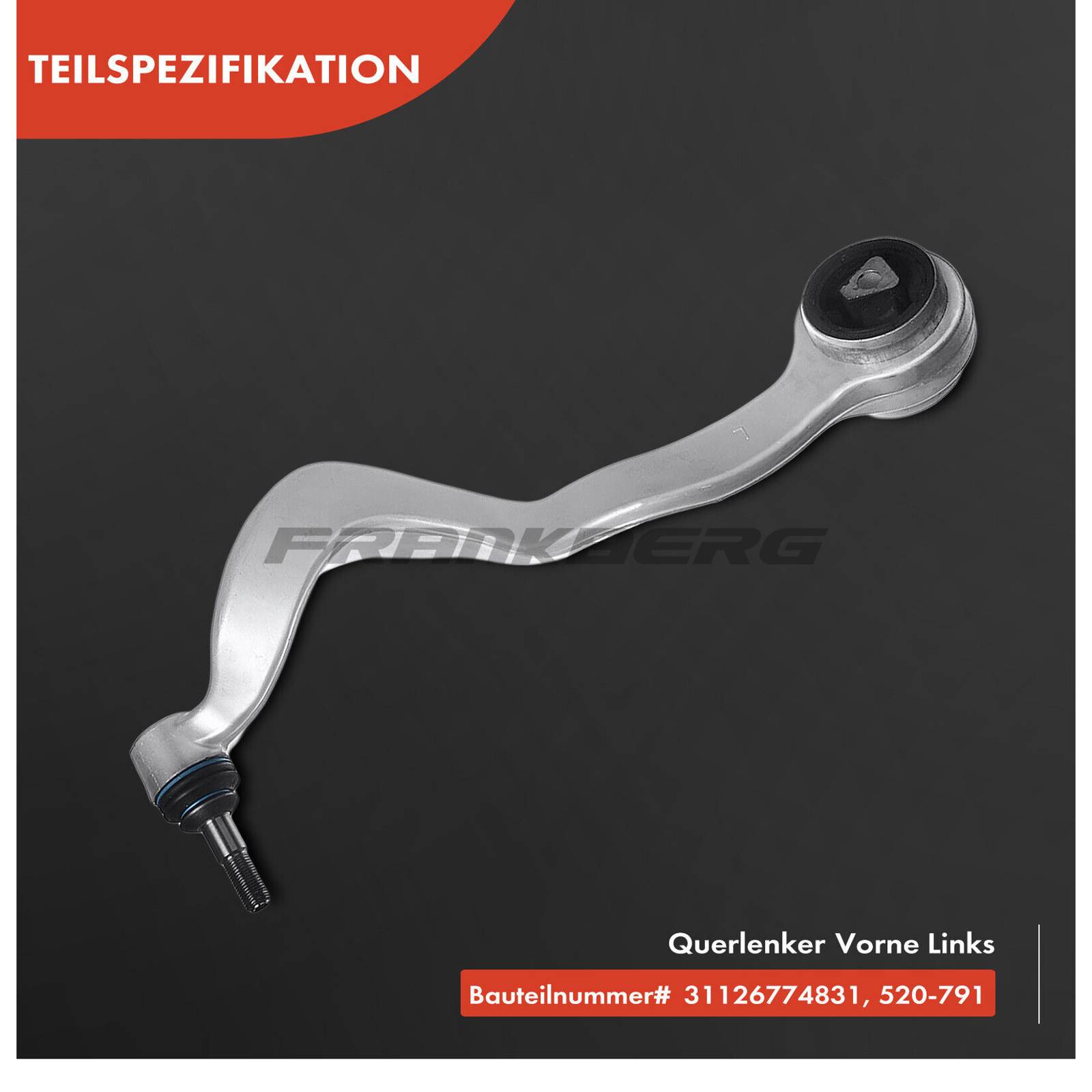 Control/Trailing Arm, wheel suspension