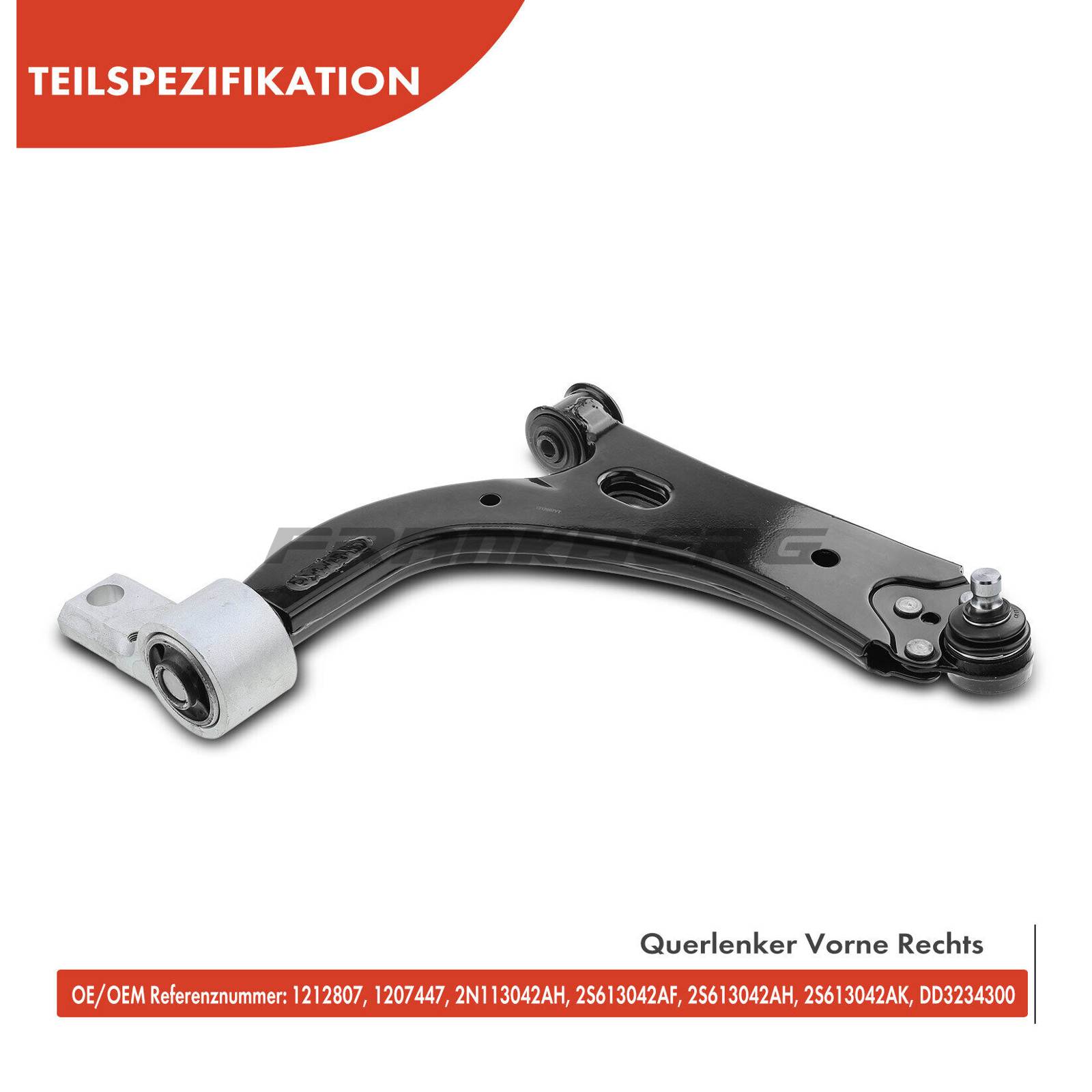 Control/Trailing Arm, wheel suspension