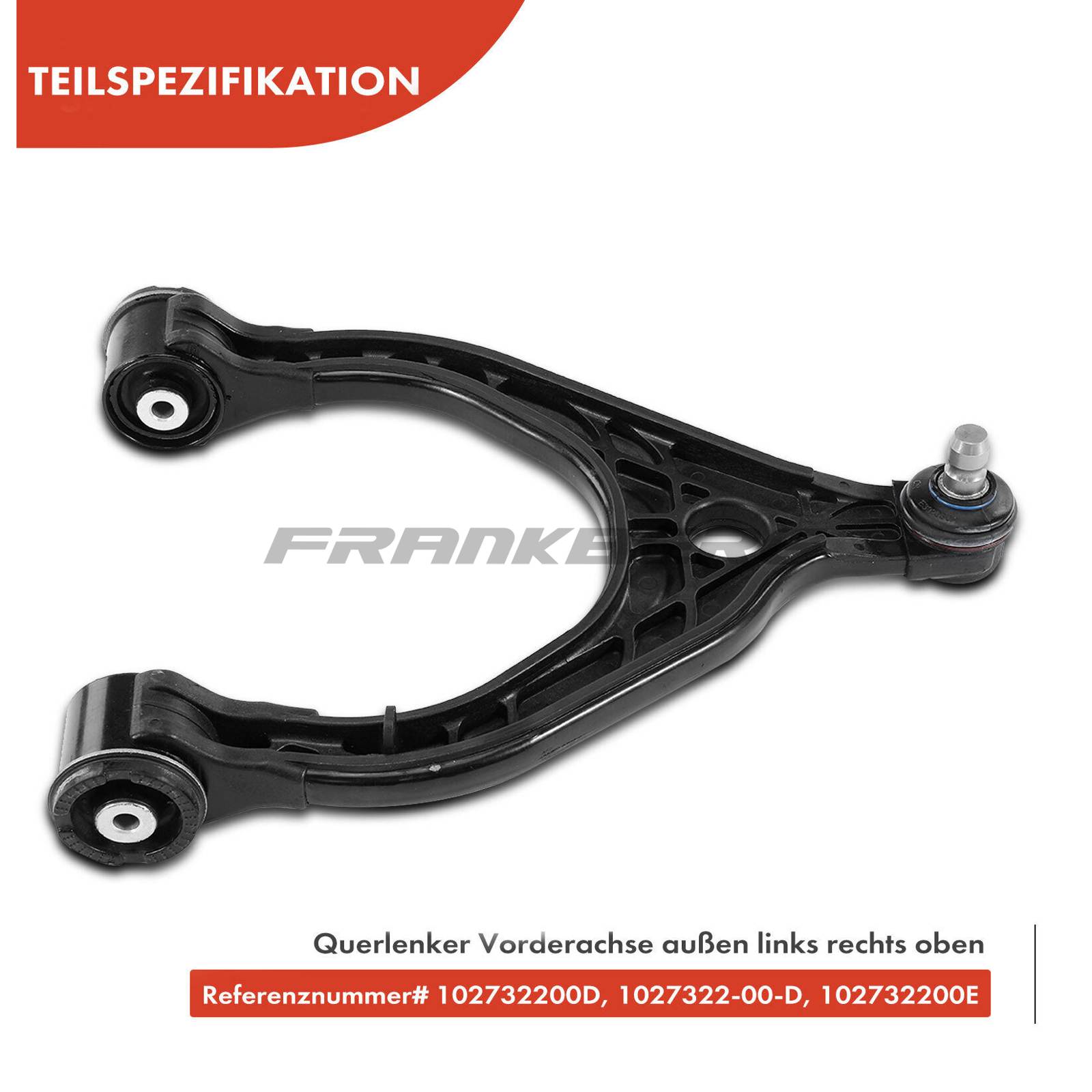 Control/Trailing Arm, wheel suspension