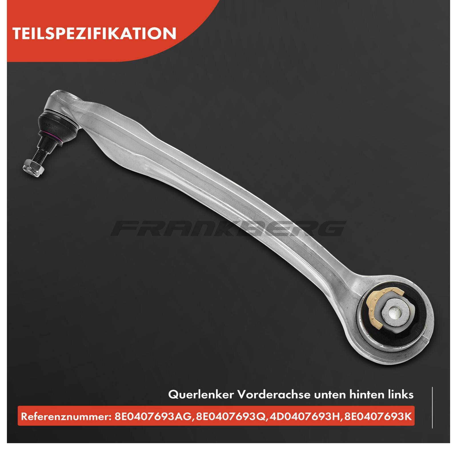 Control/Trailing Arm, wheel suspension