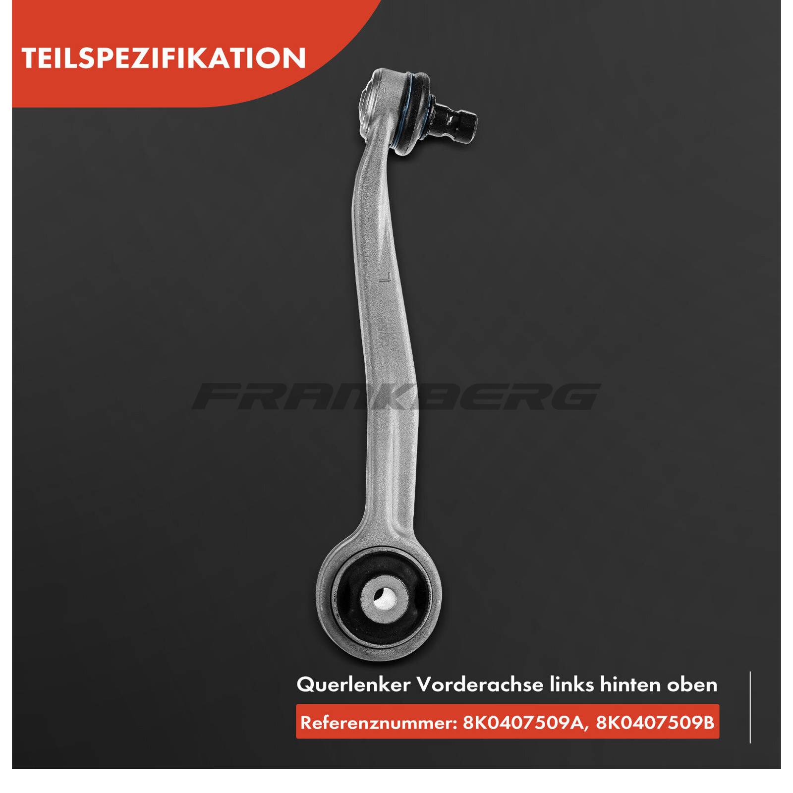 Control/Trailing Arm, wheel suspension