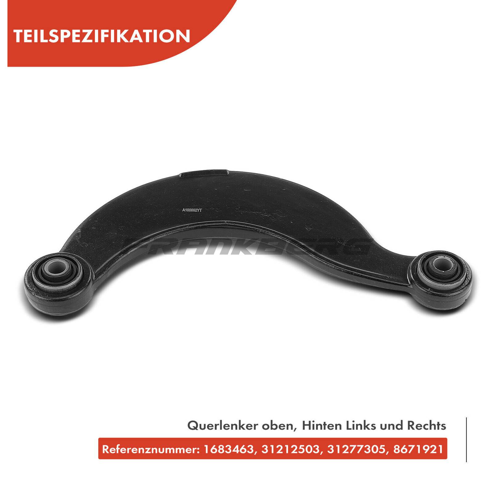 Control/Trailing Arm, wheel suspension