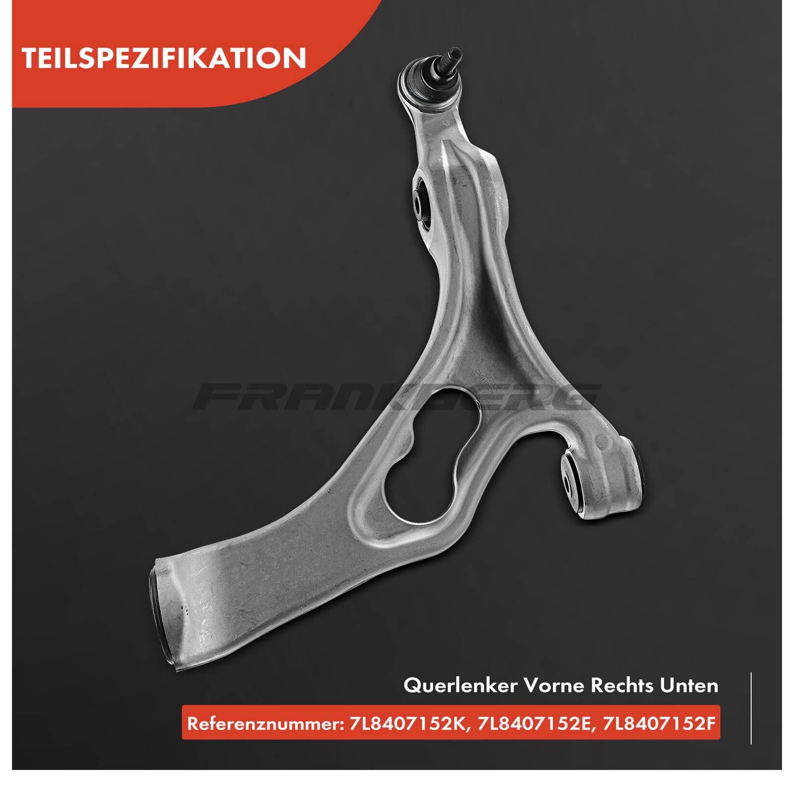 Control/Trailing Arm, wheel suspension
