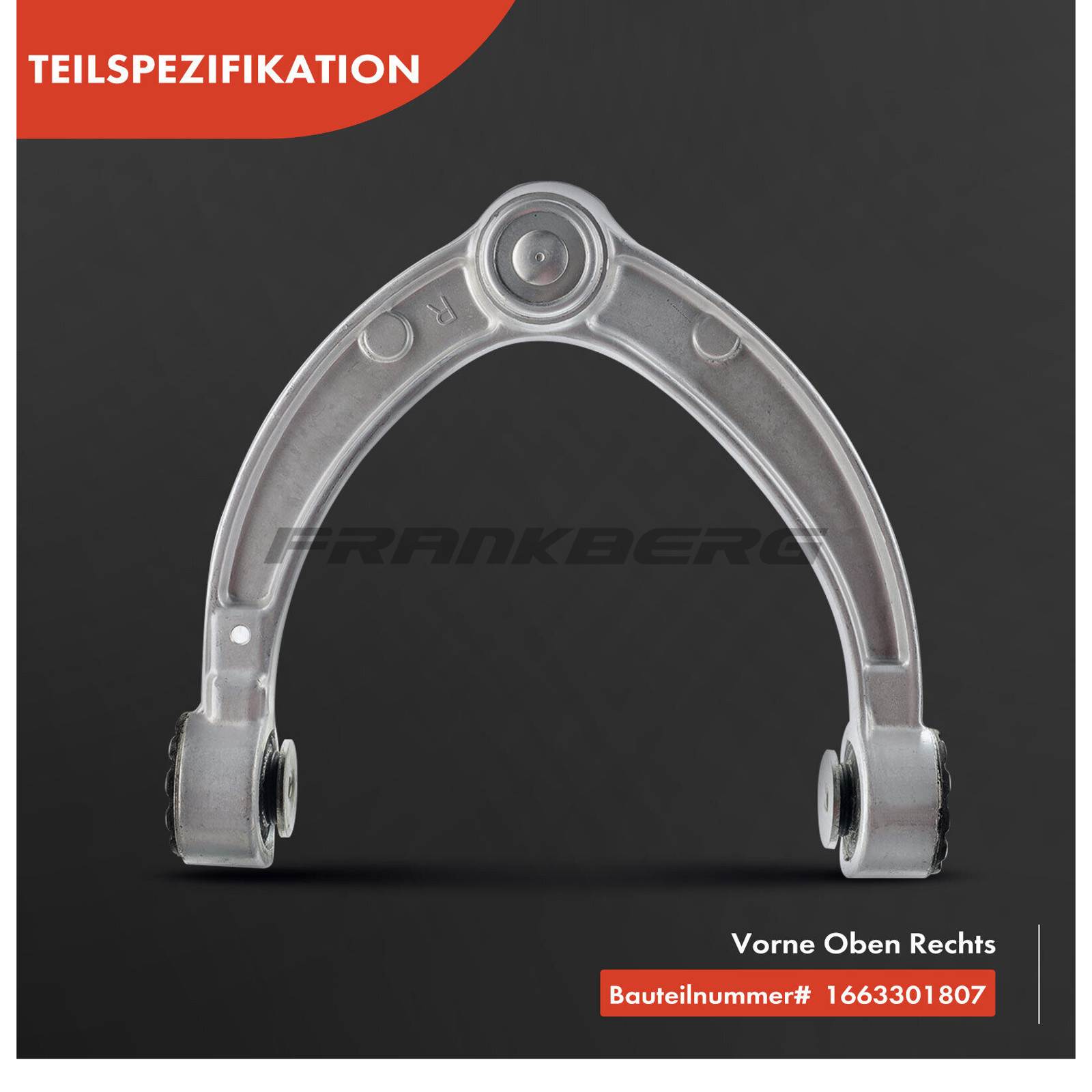 Control/Trailing Arm, wheel suspension