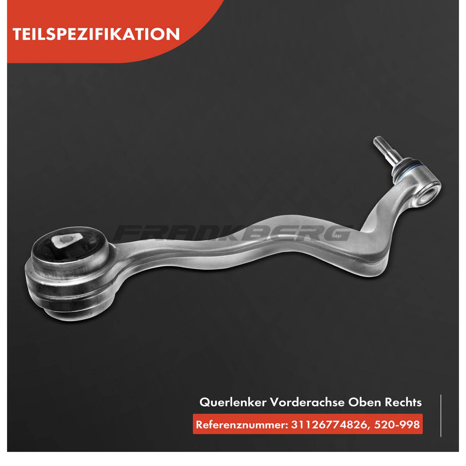 Control/Trailing Arm, wheel suspension