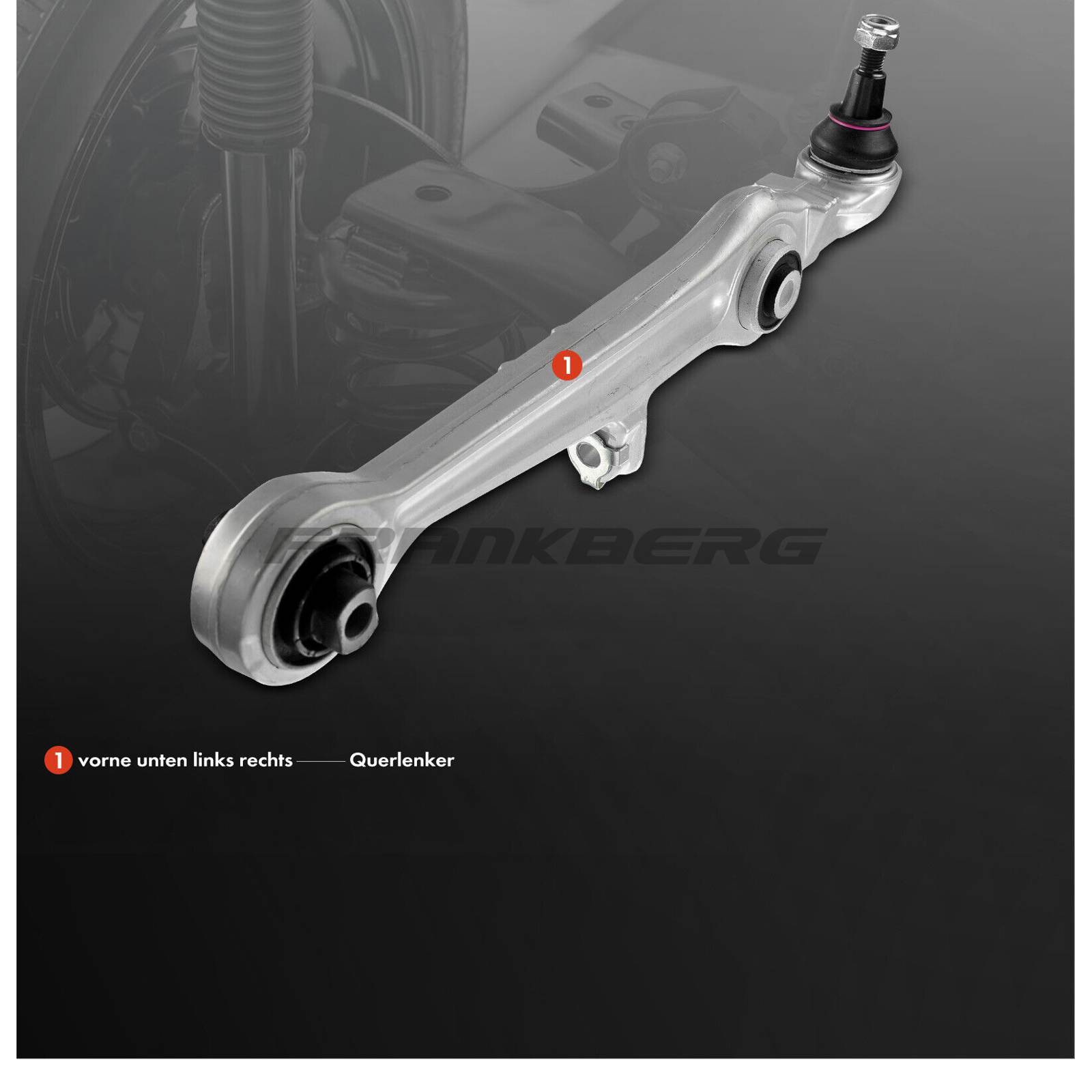 Control/Trailing Arm, wheel suspension