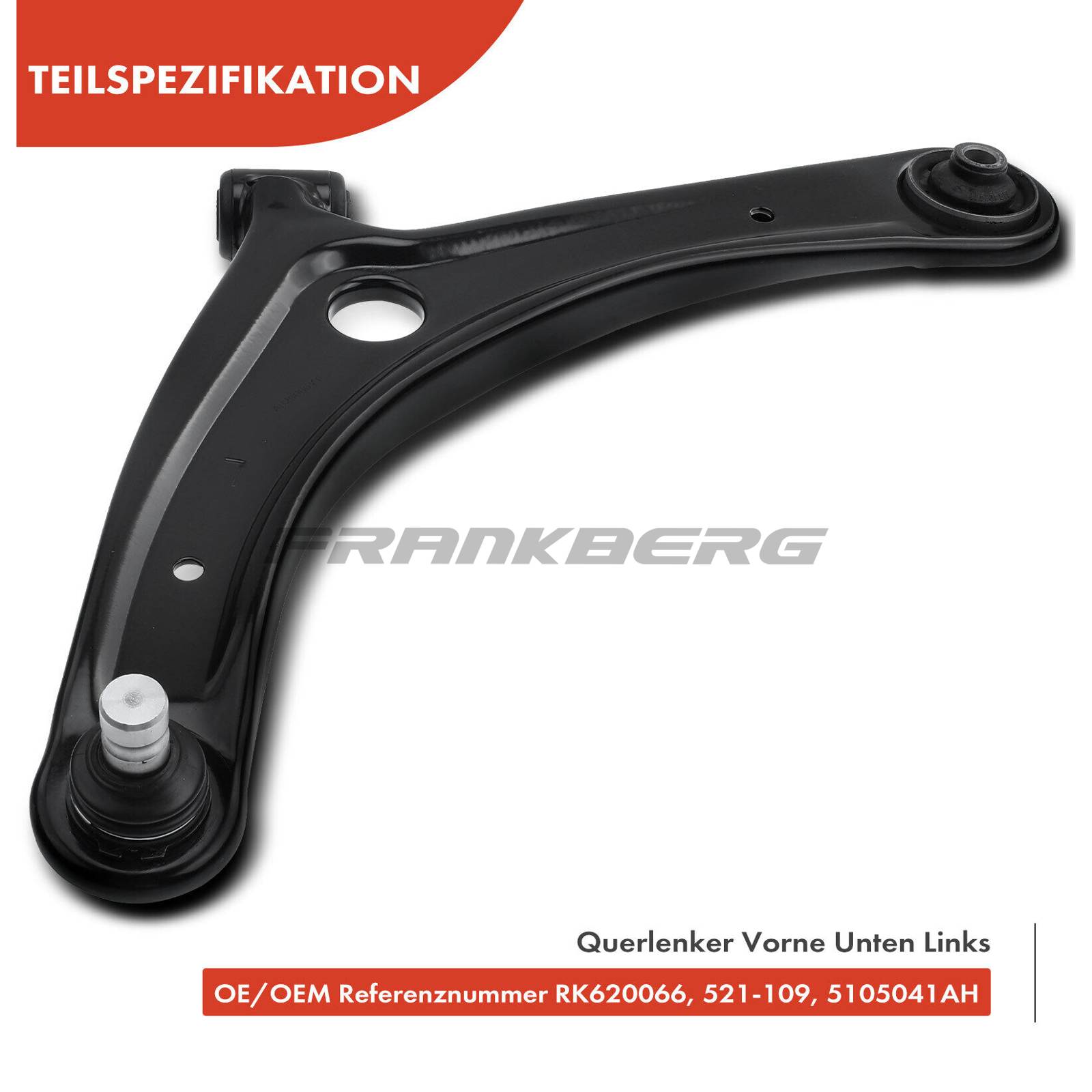 Control/Trailing Arm, wheel suspension