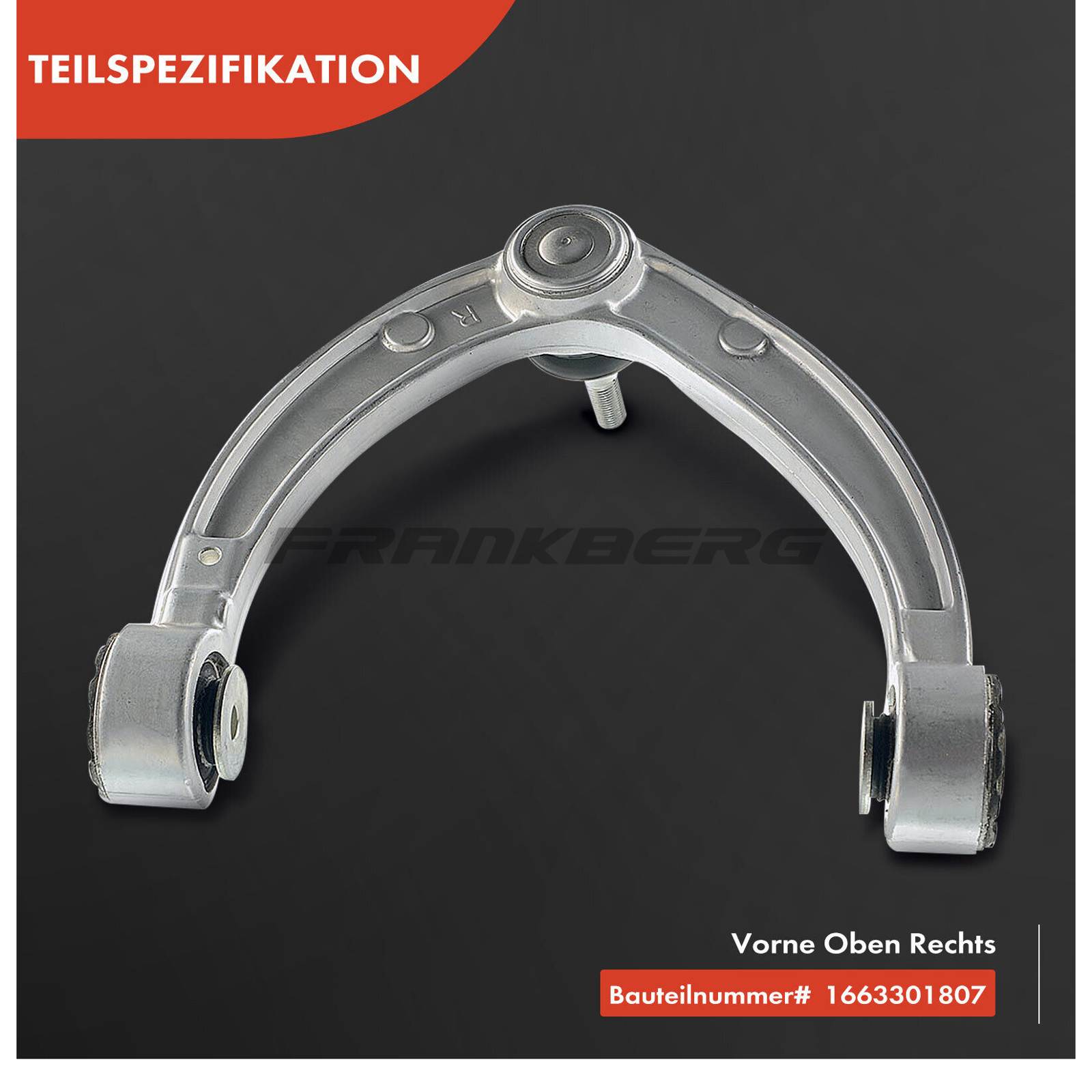 Control/Trailing Arm, wheel suspension