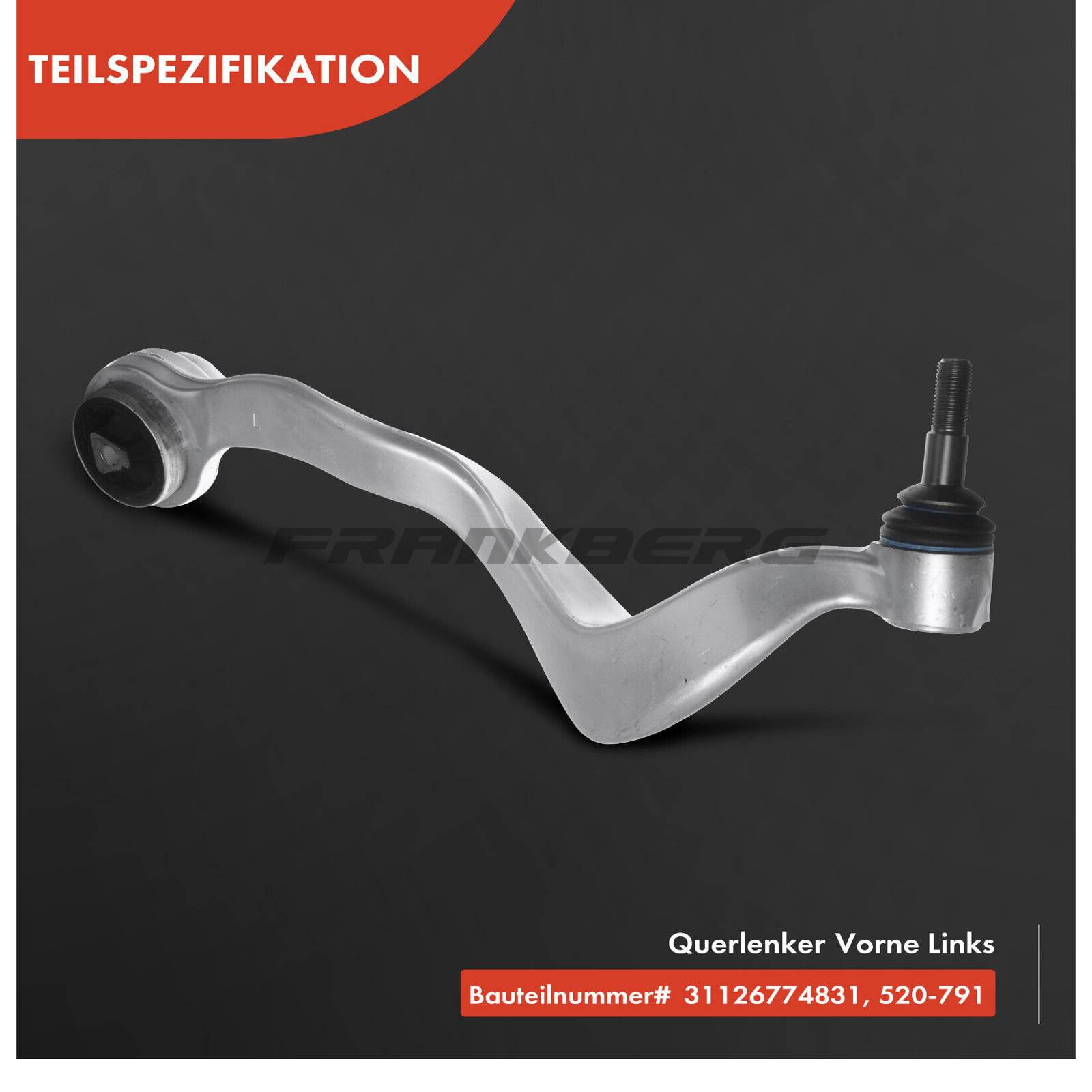 Control/Trailing Arm, wheel suspension