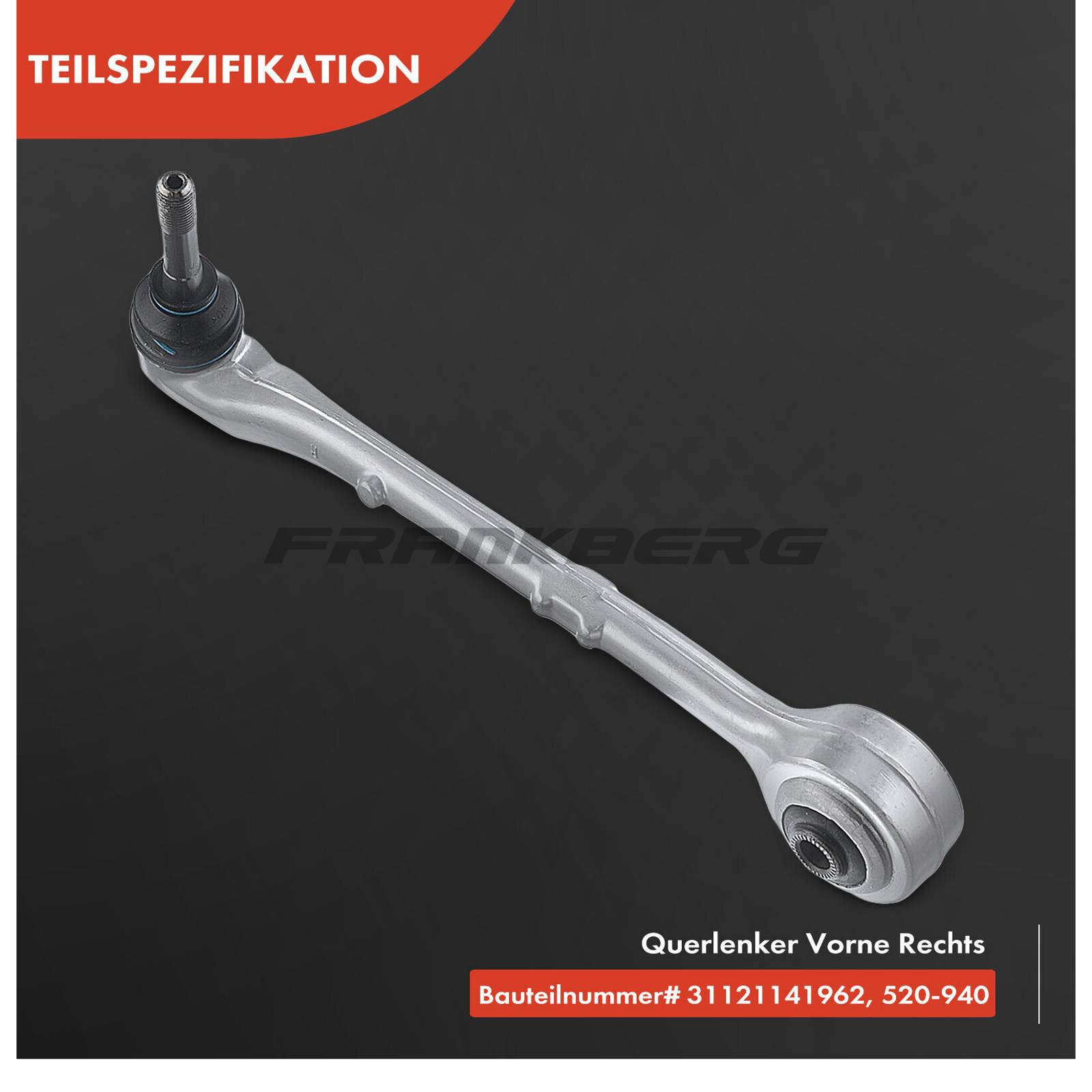 Control/Trailing Arm, wheel suspension