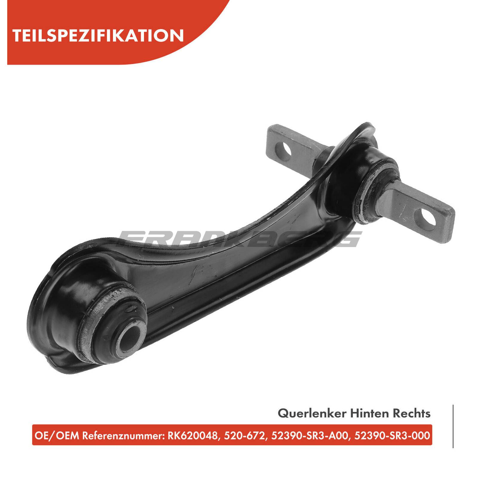 Control/Trailing Arm, wheel suspension