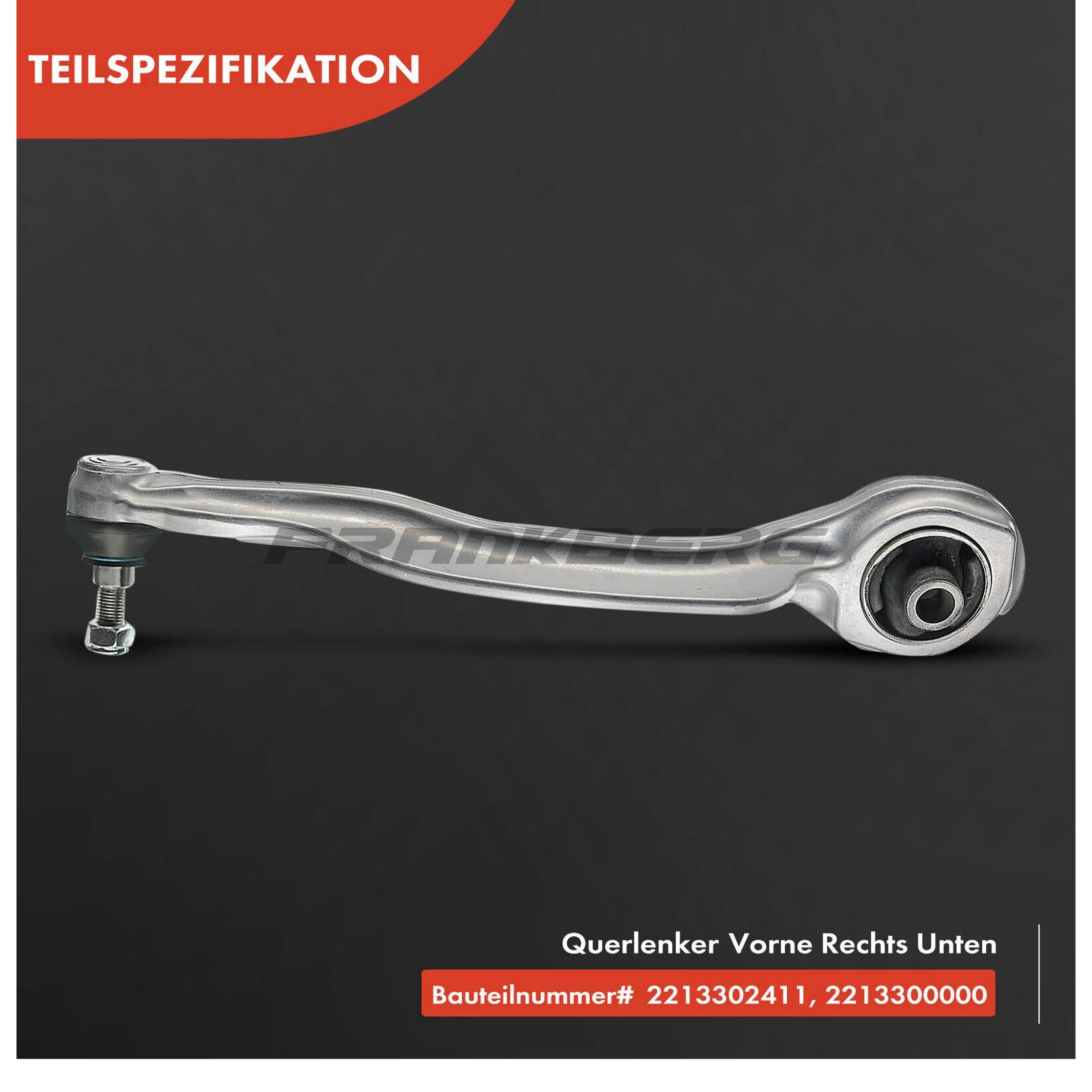 Control/Trailing Arm, wheel suspension