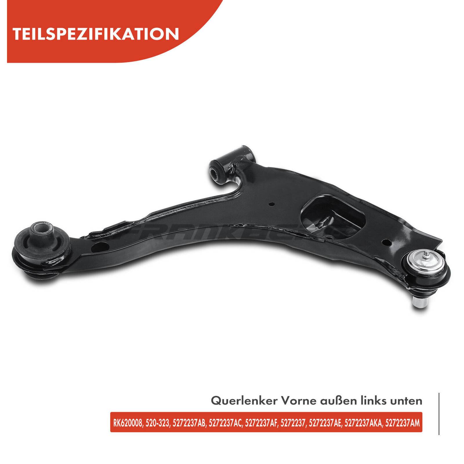 Control/Trailing Arm, wheel suspension