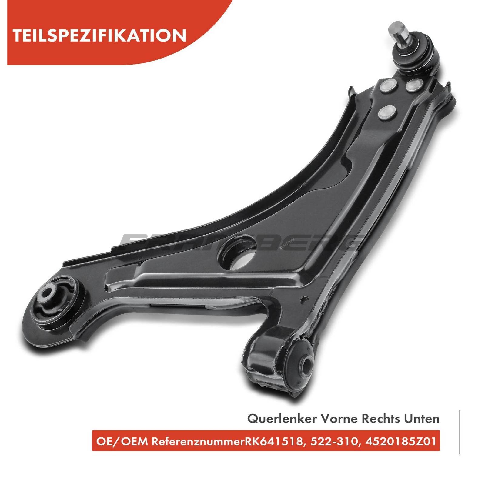 Control/Trailing Arm, wheel suspension