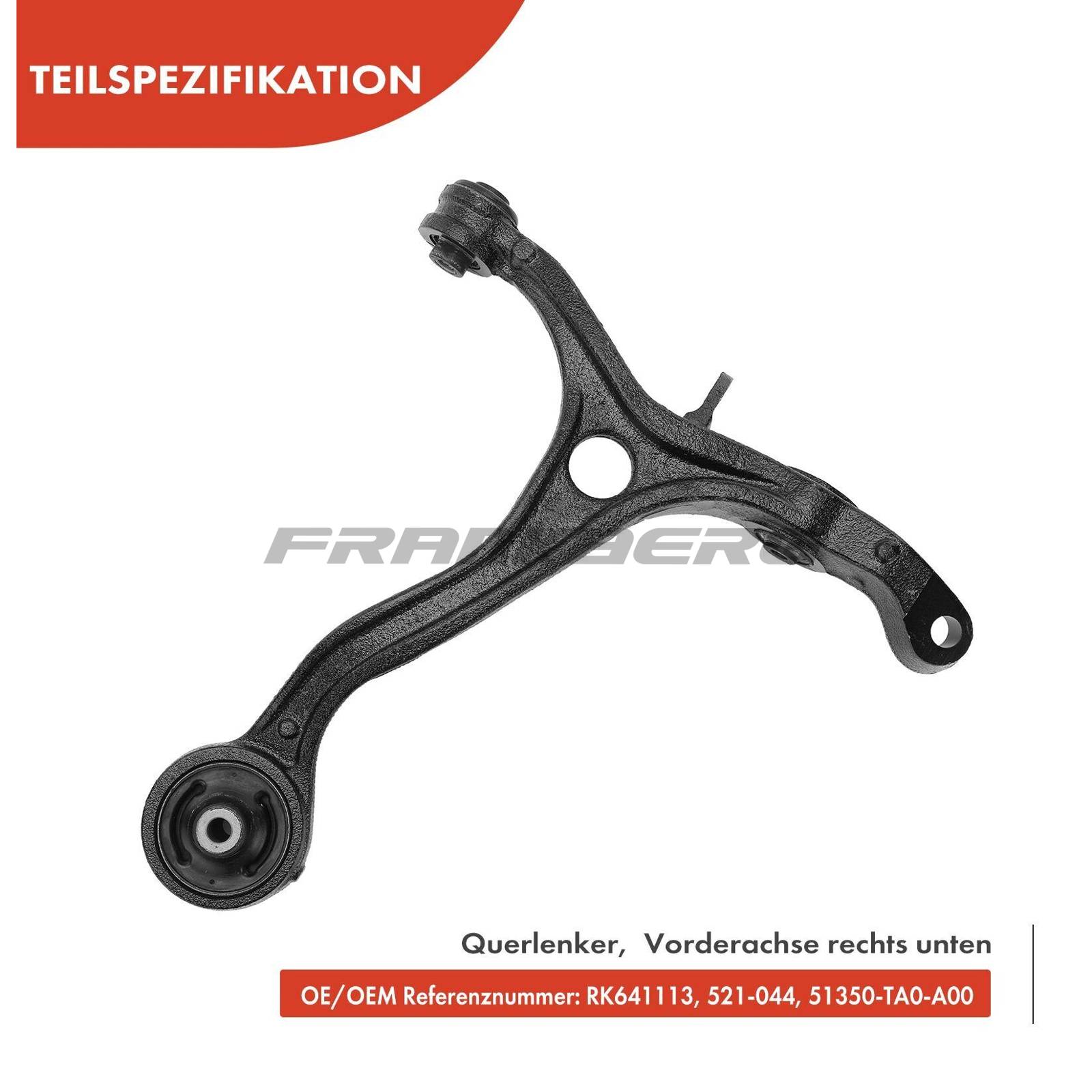Control/Trailing Arm, wheel suspension