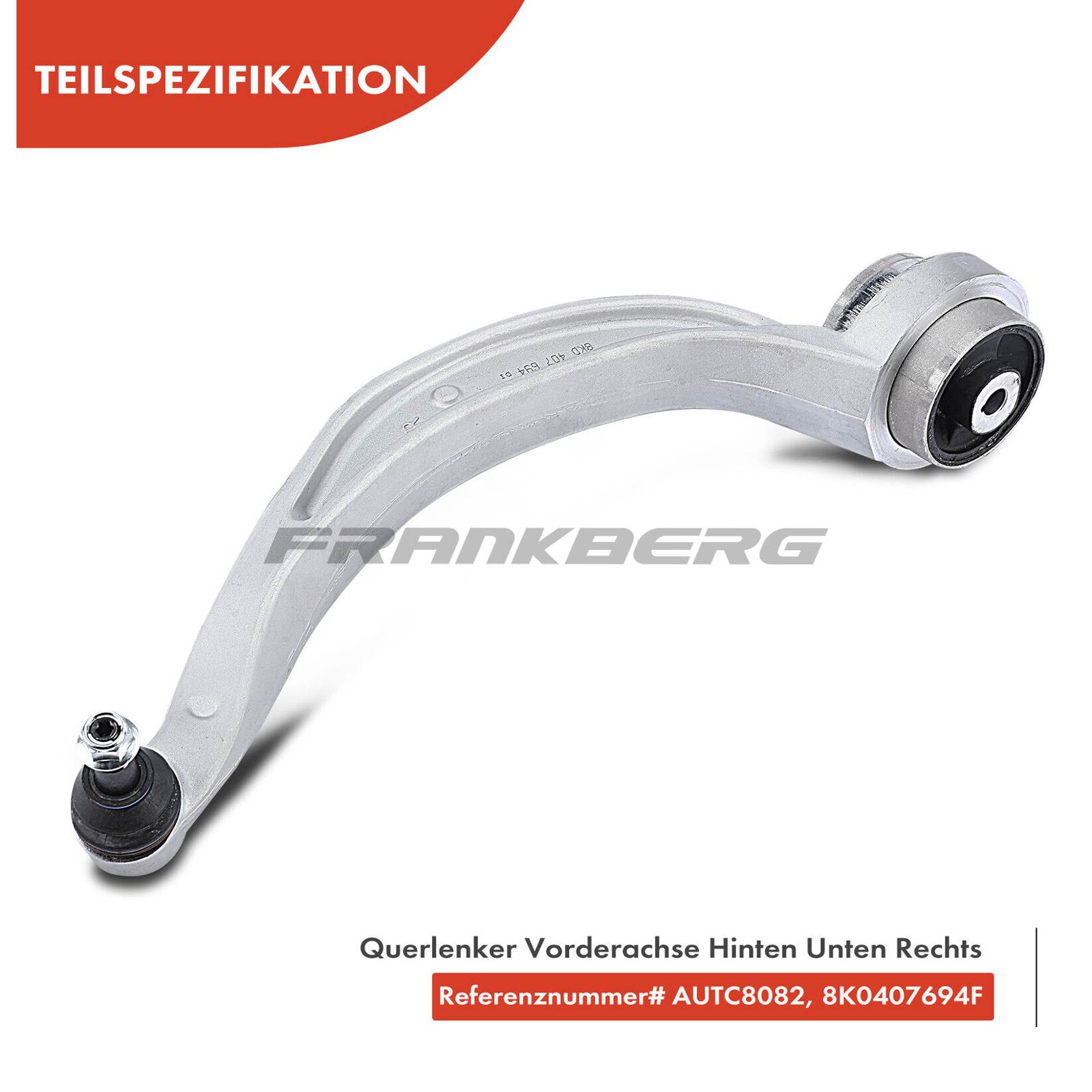 Control/Trailing Arm, wheel suspension