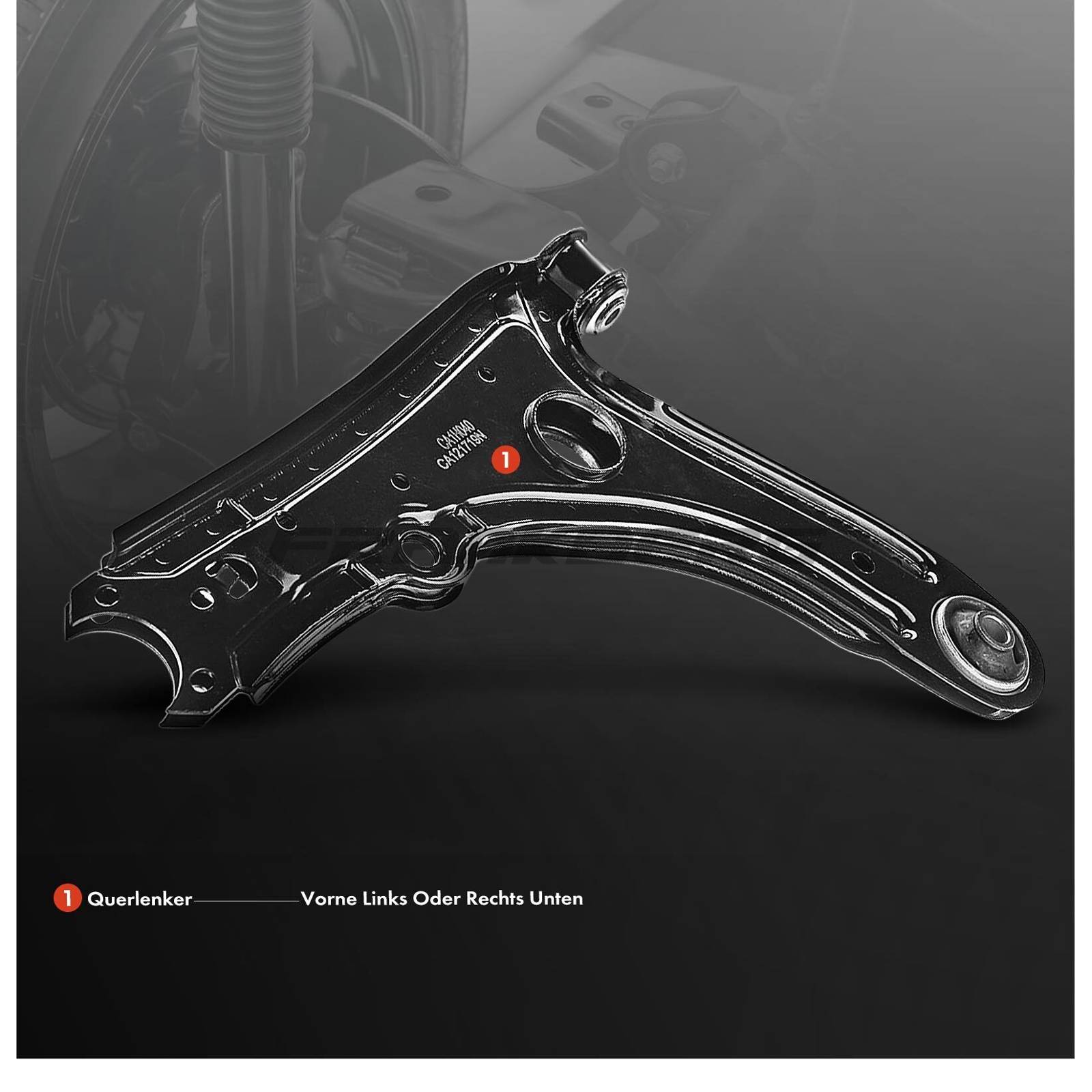 Control/Trailing Arm, wheel suspension