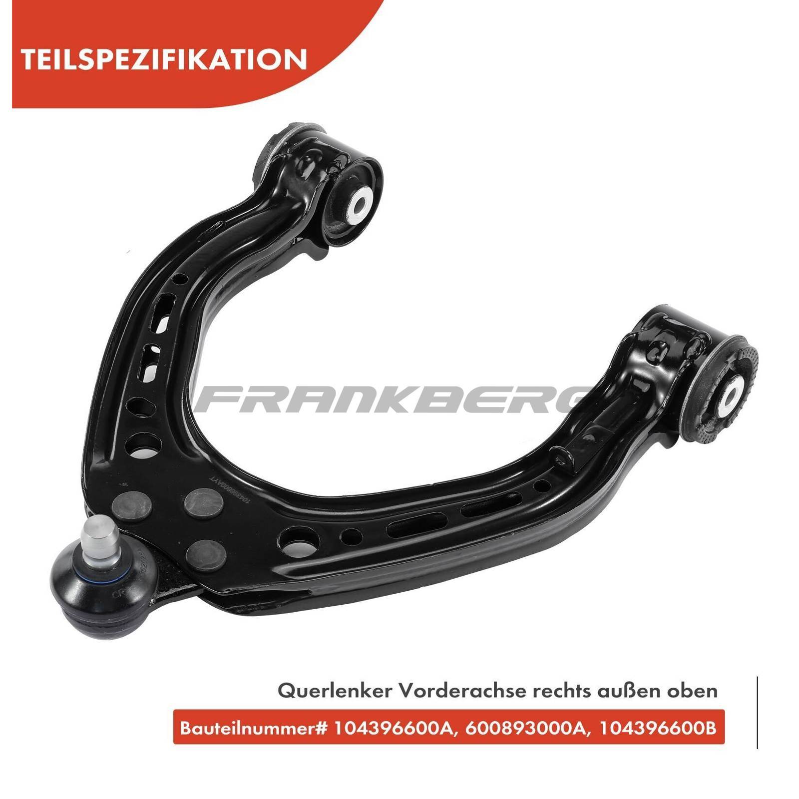 Control/Trailing Arm, wheel suspension